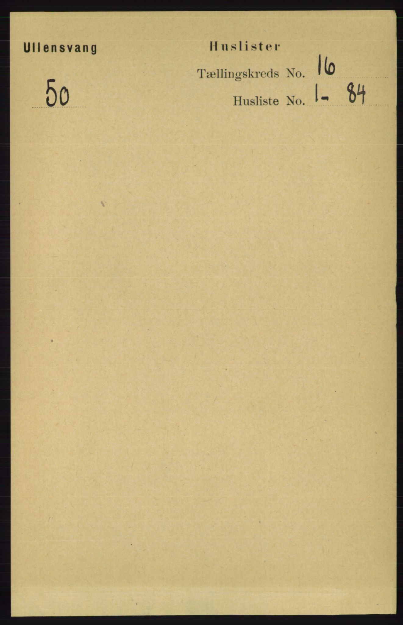 RA, 1891 census for 1230 Ullensvang, 1891, p. 6145