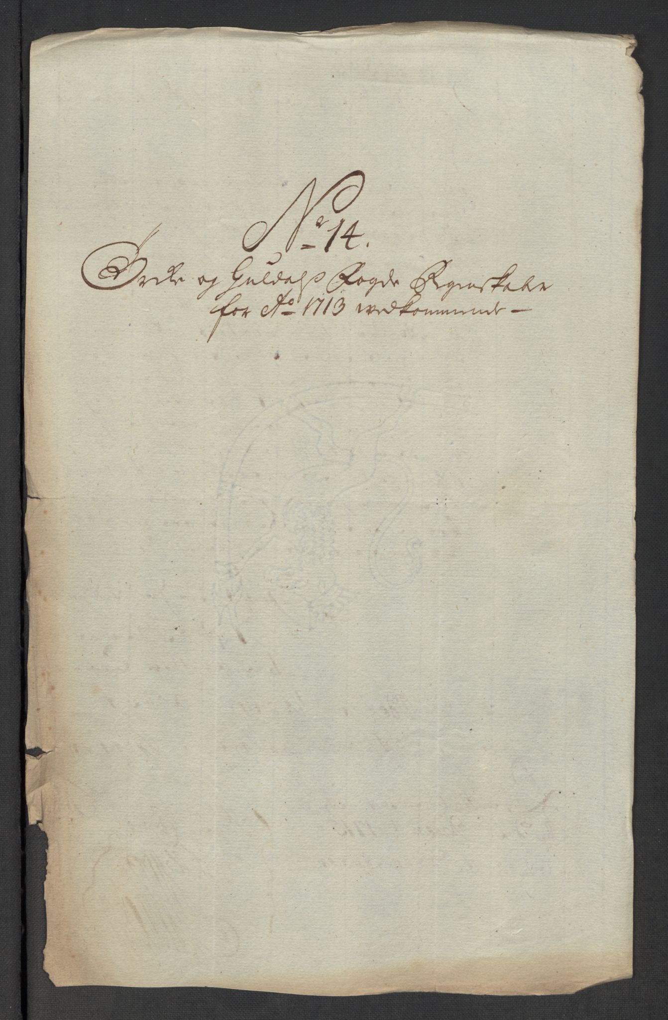 Rentekammeret inntil 1814, Reviderte regnskaper, Fogderegnskap, AV/RA-EA-4092/R60/L3964: Fogderegnskap Orkdal og Gauldal, 1713, p. 172