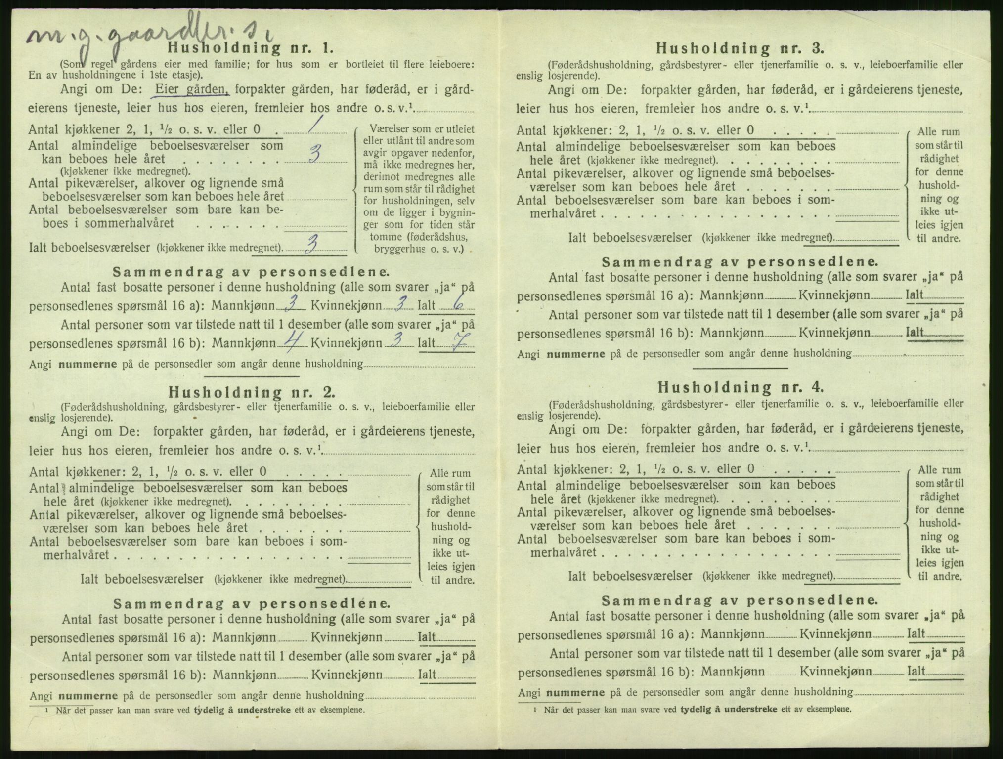 SAT, 1920 census for Sykkylven, 1920, p. 910