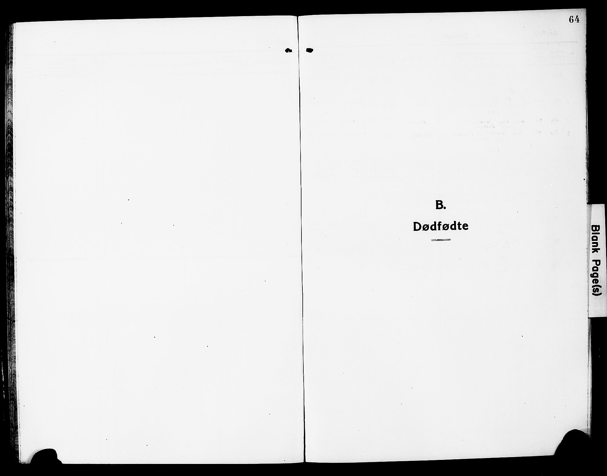 Ministerialprotokoller, klokkerbøker og fødselsregistre - Nord-Trøndelag, SAT/A-1458/780/L0653: Parish register (copy) no. 780C05, 1911-1927, p. 64