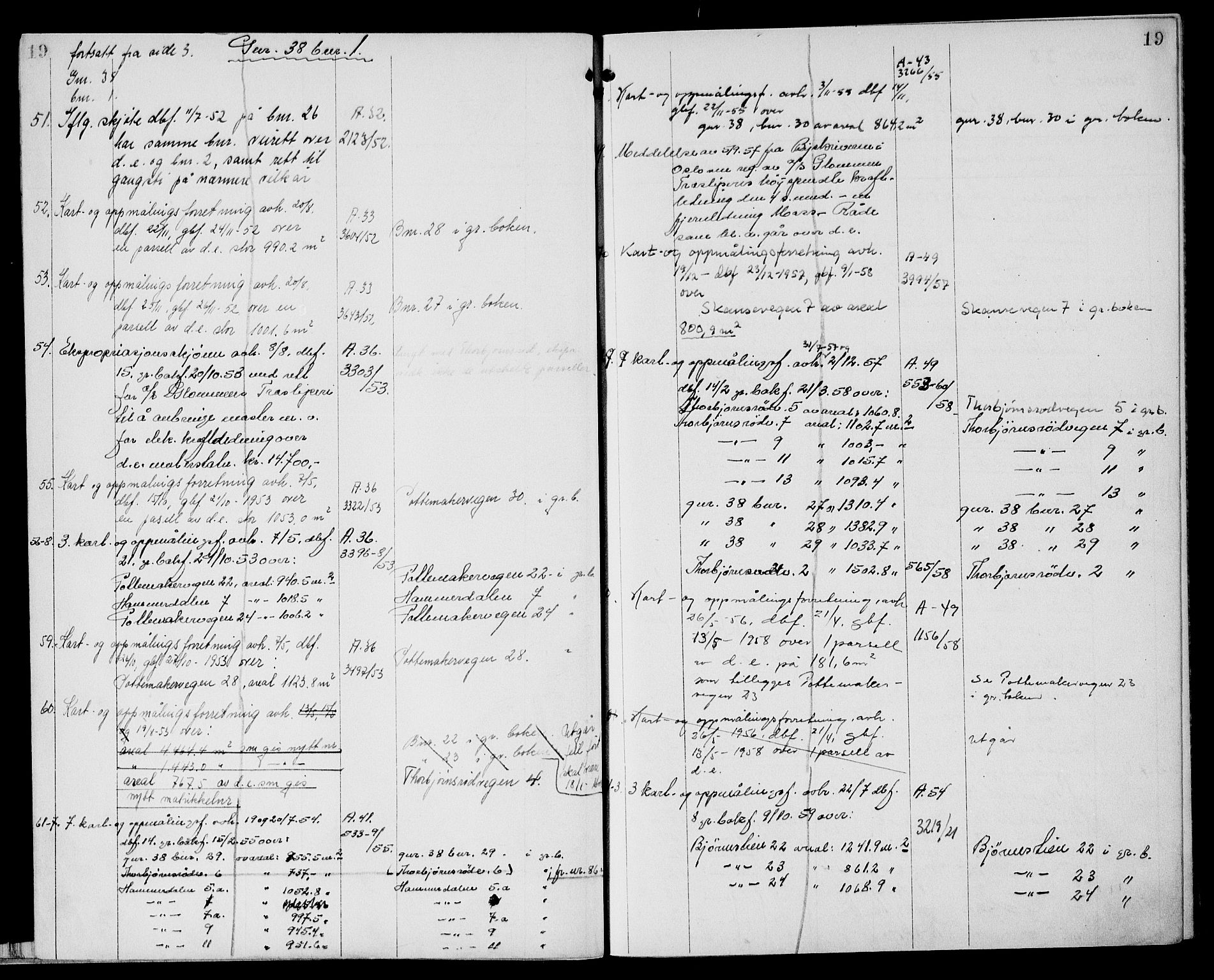 Moss sorenskriveri, AV/SAO-A-10168: Mortgage register no. XI 6, 1834-1961, p. 19
