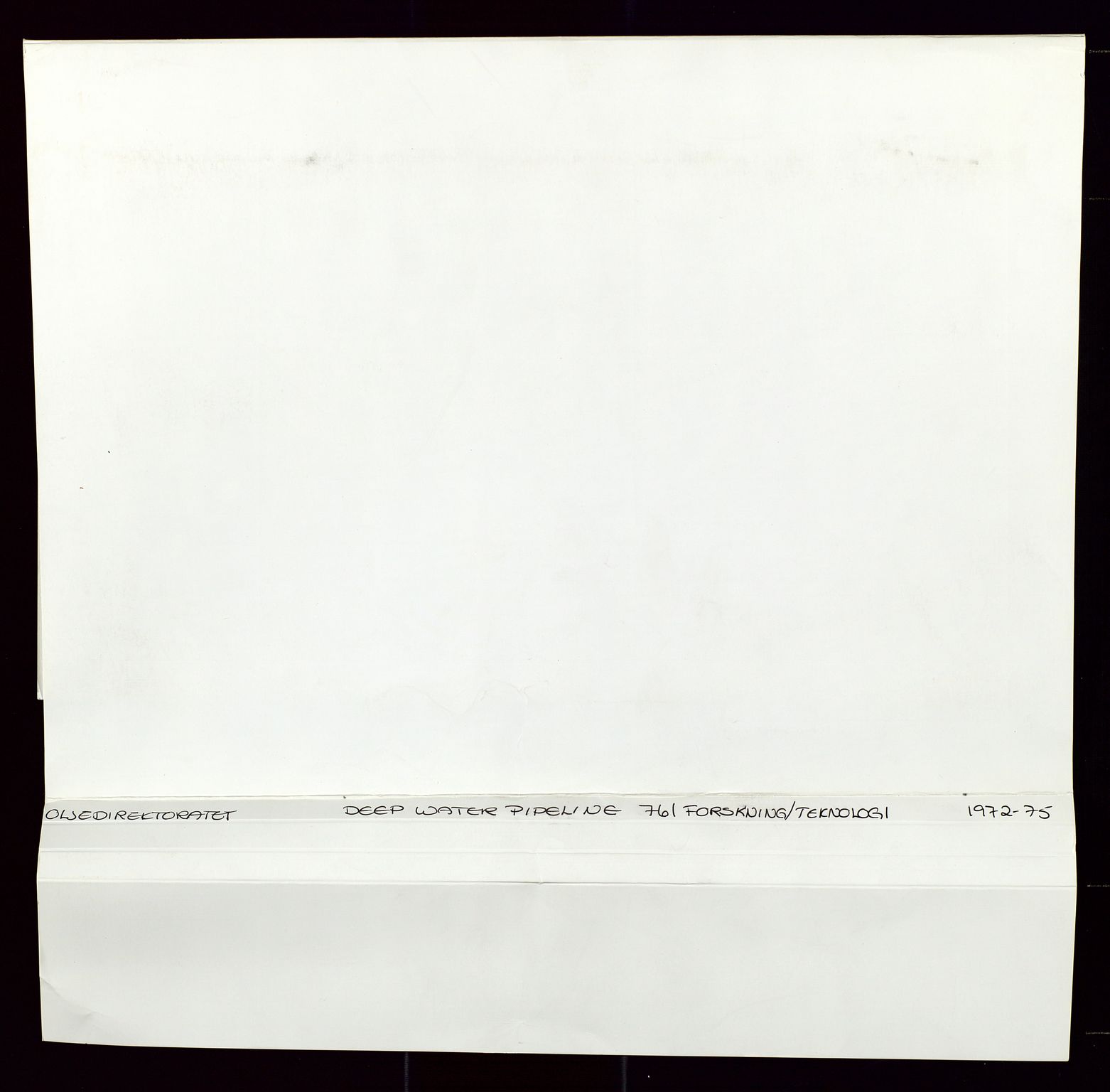 Industridepartementet, Oljekontoret, AV/SAST-A-101348/Di/L0005: DWP, 761 forskning/teknologi, 2 prot. DWP feasibility study, 1972-1975, p. 2