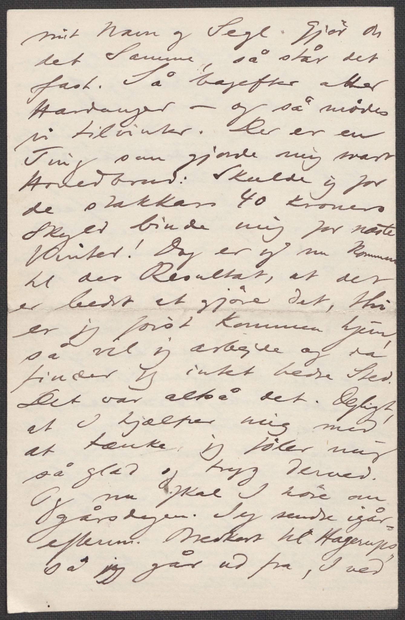 Beyer, Frants, AV/RA-PA-0132/F/L0001: Brev fra Edvard Grieg til Frantz Beyer og "En del optegnelser som kan tjene til kommentar til brevene" av Marie Beyer, 1872-1907, p. 100