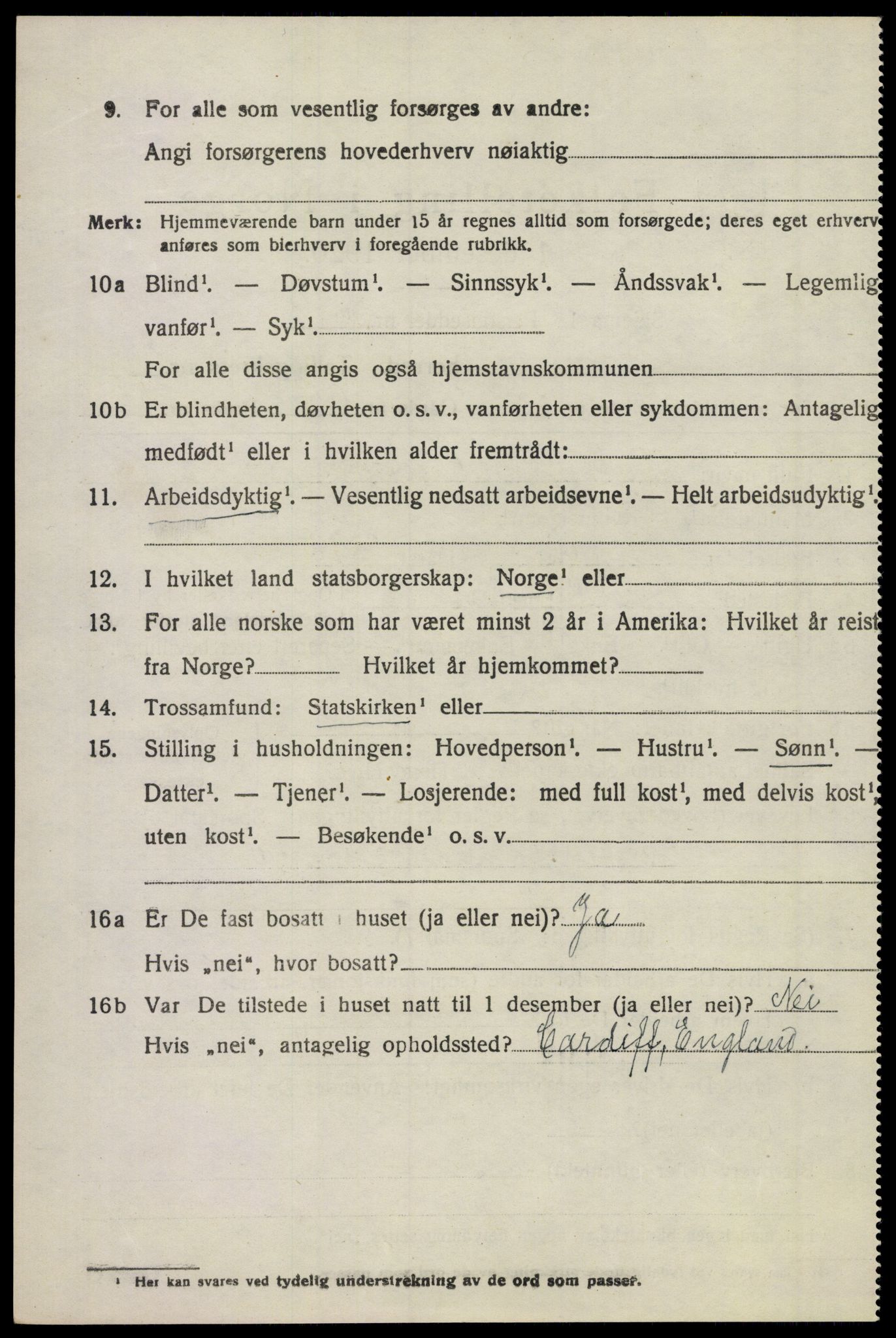 SAKO, 1920 census for Sem, 1920, p. 10360