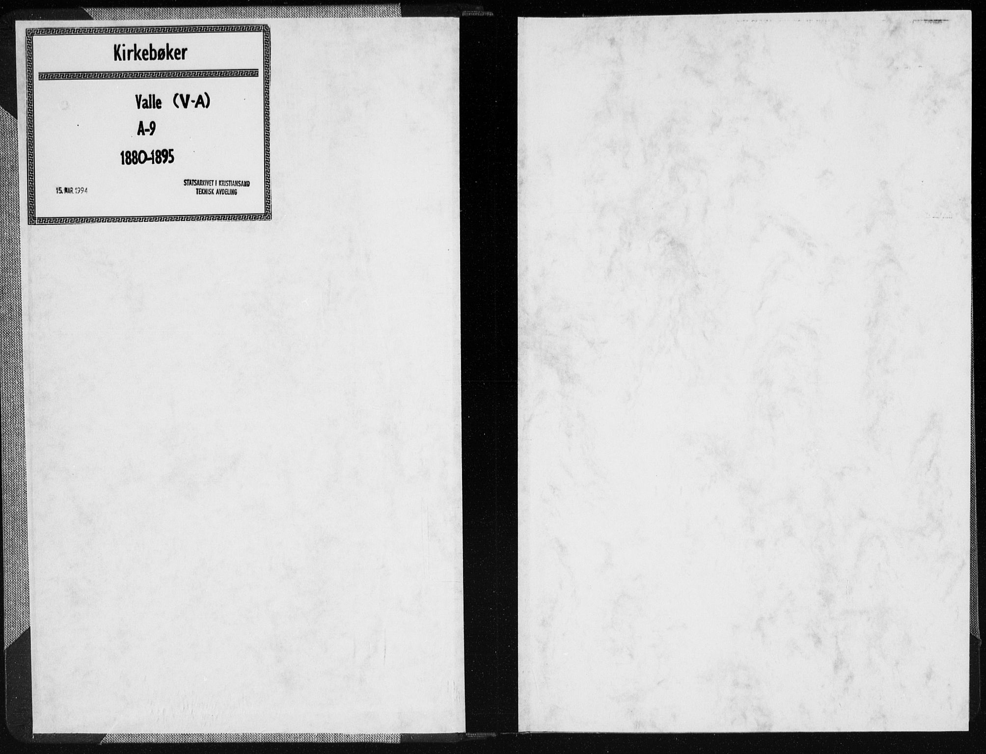 Sør-Audnedal sokneprestkontor, AV/SAK-1111-0039/F/Fa/Fab/L0009: Parish register (official) no. A 9, 1880-1895