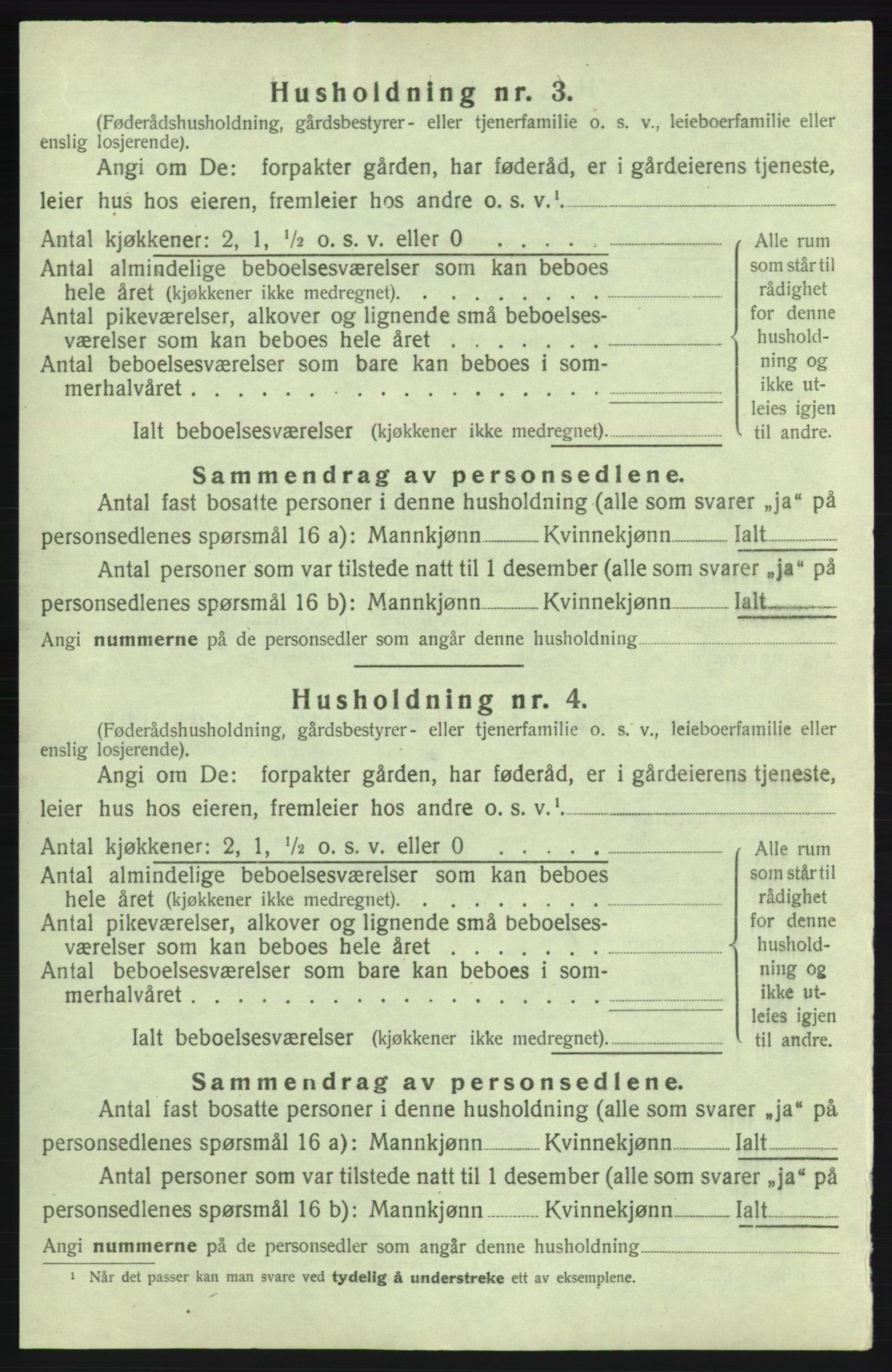 SAB, 1920 census for Kvinnherad, 1920, p. 937