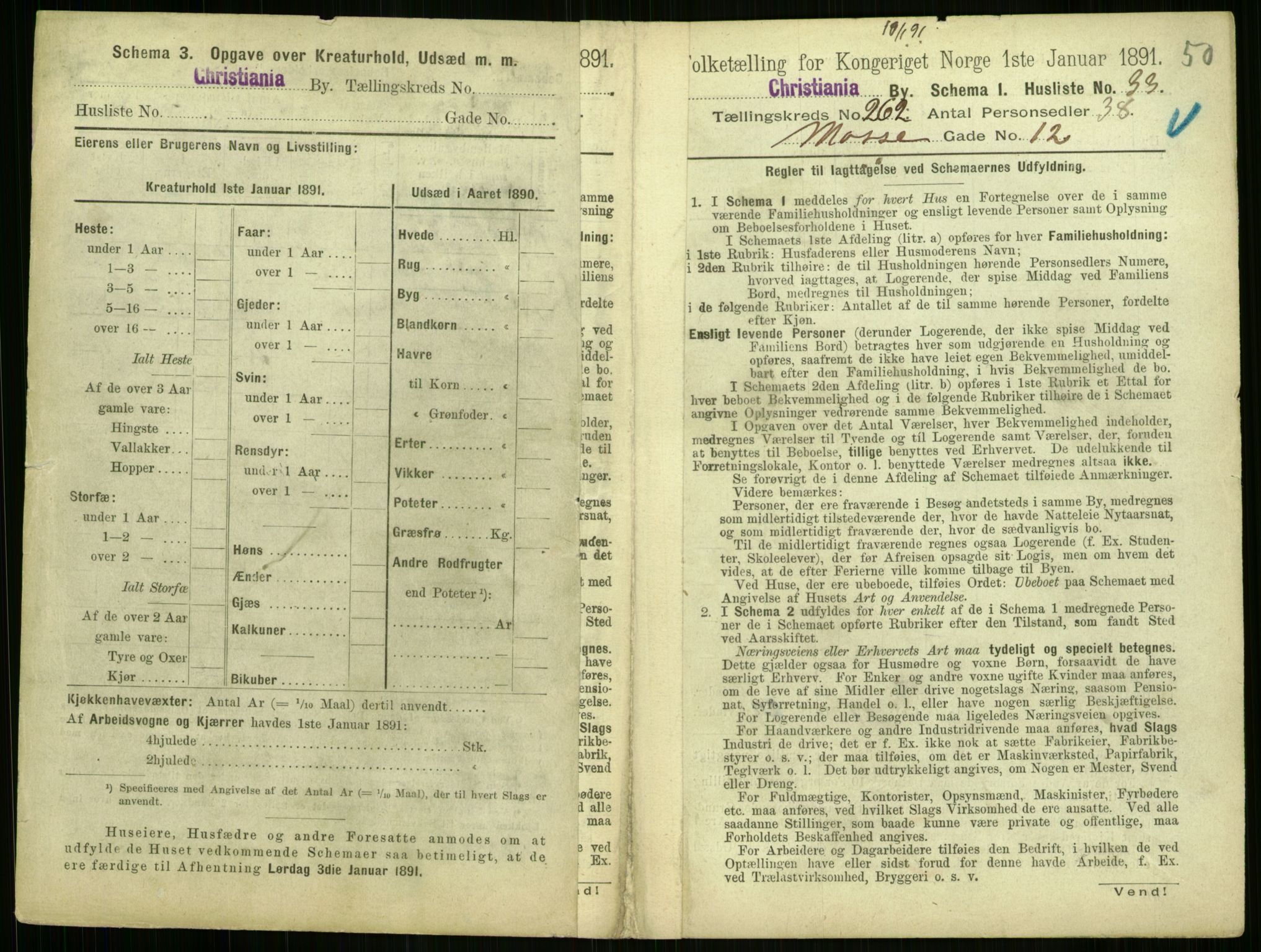 RA, 1891 census for 0301 Kristiania, 1891, p. 159080