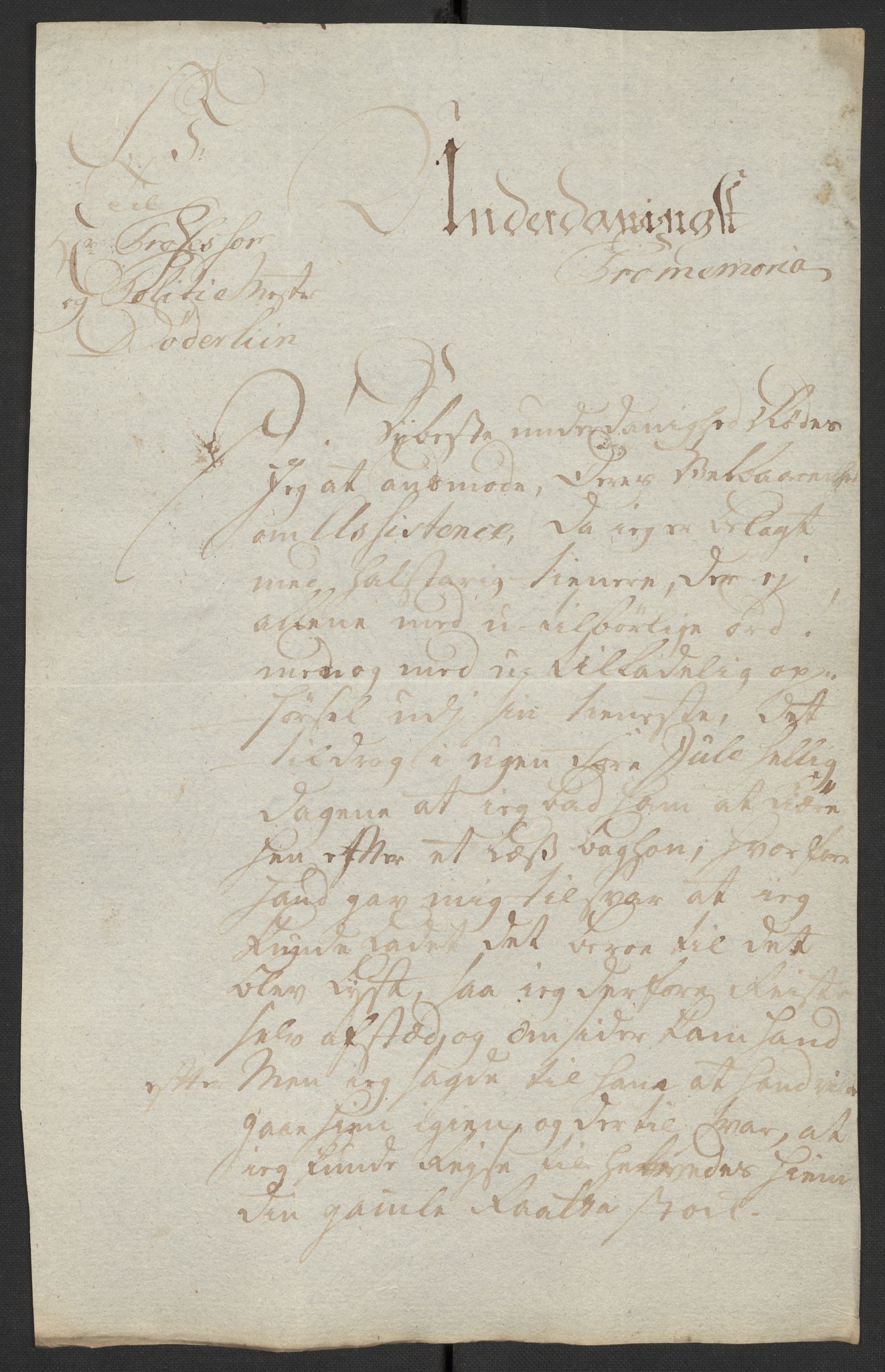 Oslo politidistrikt, AV/SAO-A-10085/D/Da/L0003: Innkomne brev, pro memoria m.v., 1781, p. 80