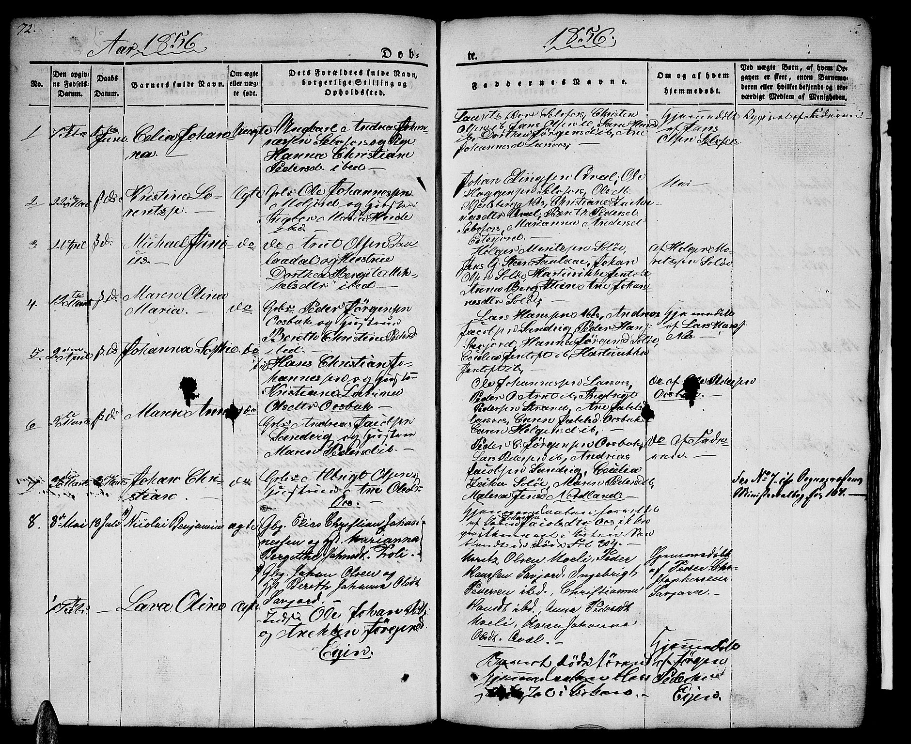 Ministerialprotokoller, klokkerbøker og fødselsregistre - Nordland, AV/SAT-A-1459/846/L0652: Parish register (copy) no. 846C02, 1841-1871, p. 72