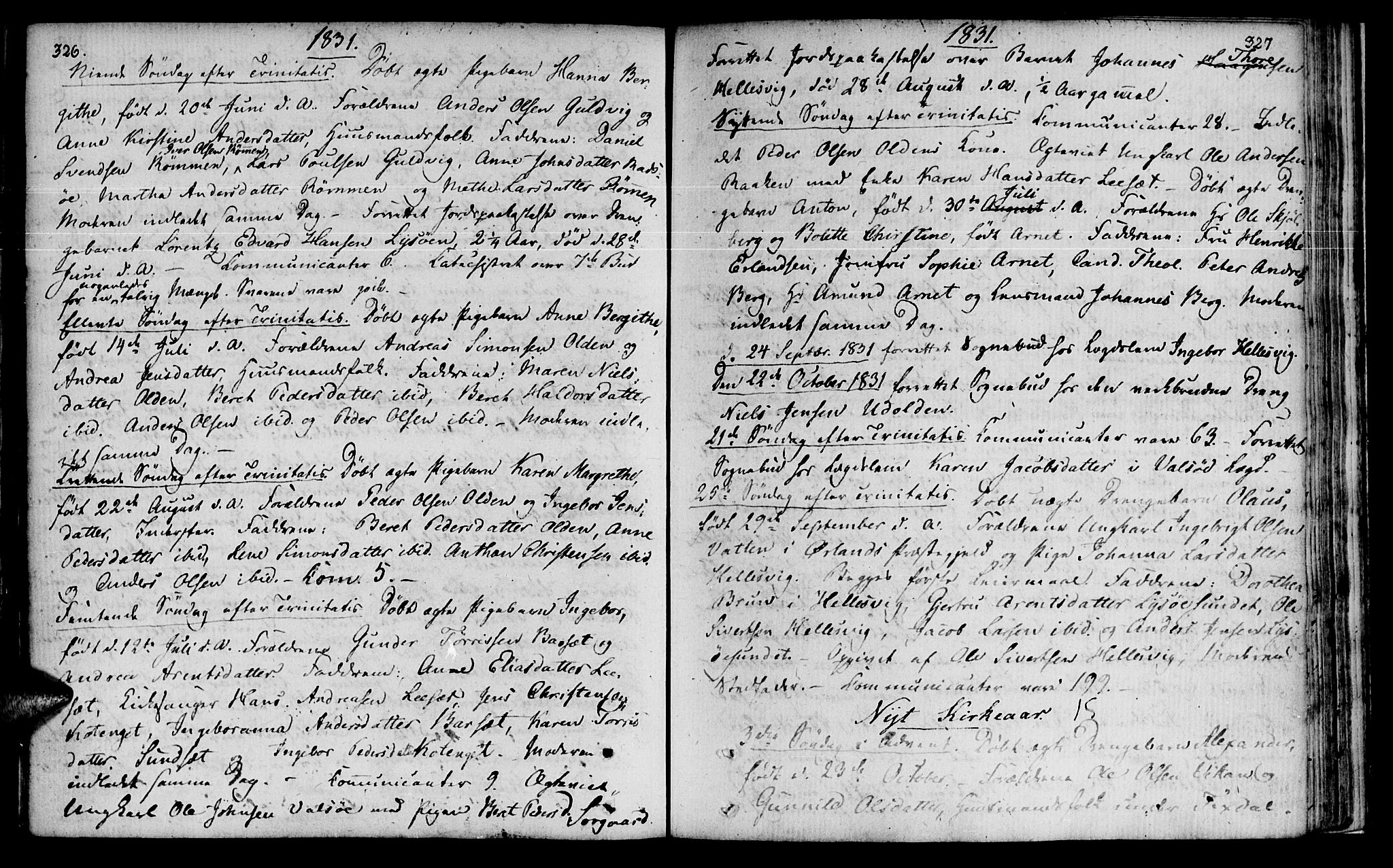 Ministerialprotokoller, klokkerbøker og fødselsregistre - Sør-Trøndelag, SAT/A-1456/655/L0674: Parish register (official) no. 655A03, 1802-1826, p. 326-327