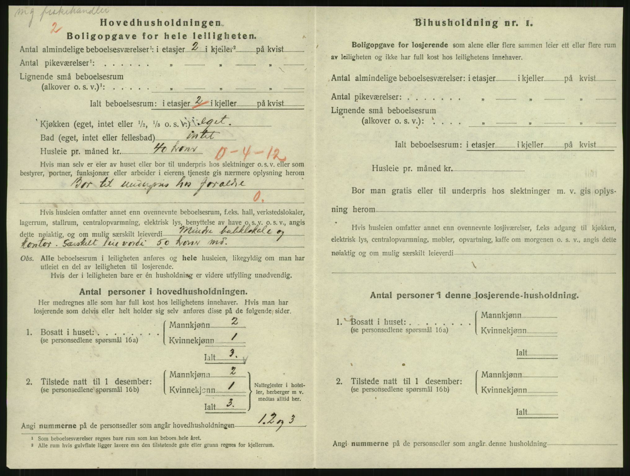 SAT, 1920 census for Namsos, 1920, p. 836