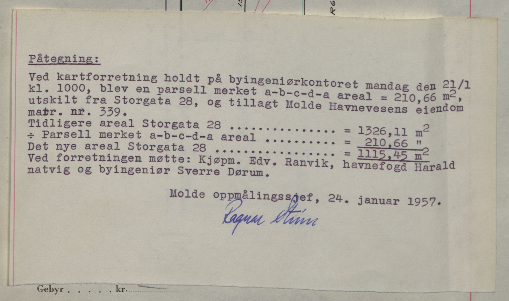 Romsdal sorenskriveri, SAT/A-4149/1/2/2C: Mortgage book no. A24, 1947-1947, Diary no: : 2320/1947