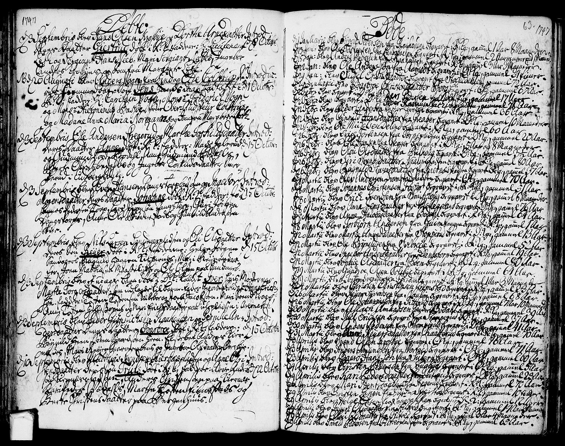 Rakkestad prestekontor Kirkebøker, AV/SAO-A-2008/F/Fa/L0002: Parish register (official) no. I 2, 1741-1751, p. 63