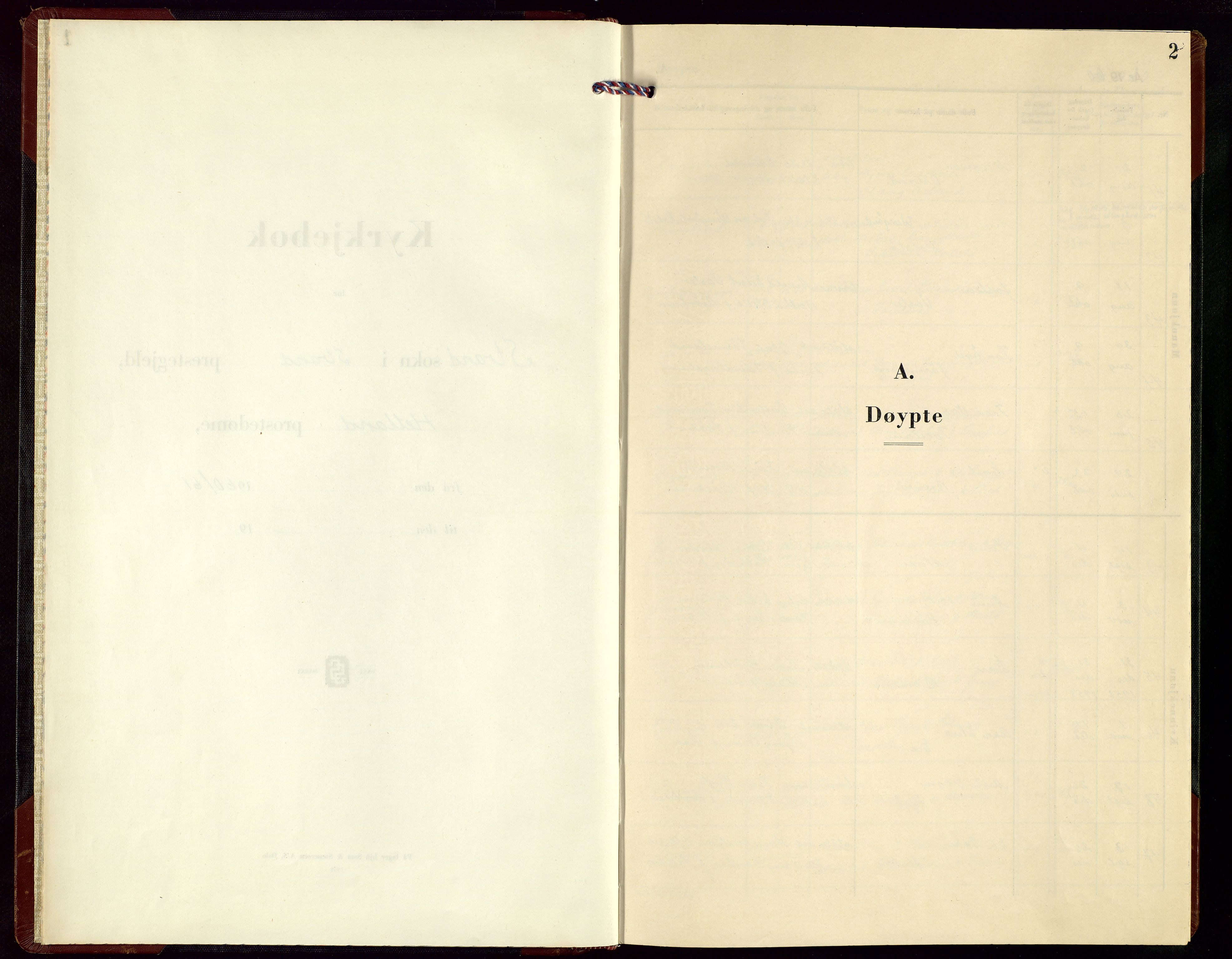 Strand sokneprestkontor, SAST/A-101828/H/Ha/Hab/L0008: Parish register (copy) no. B 8, 1960-1971, p. 2