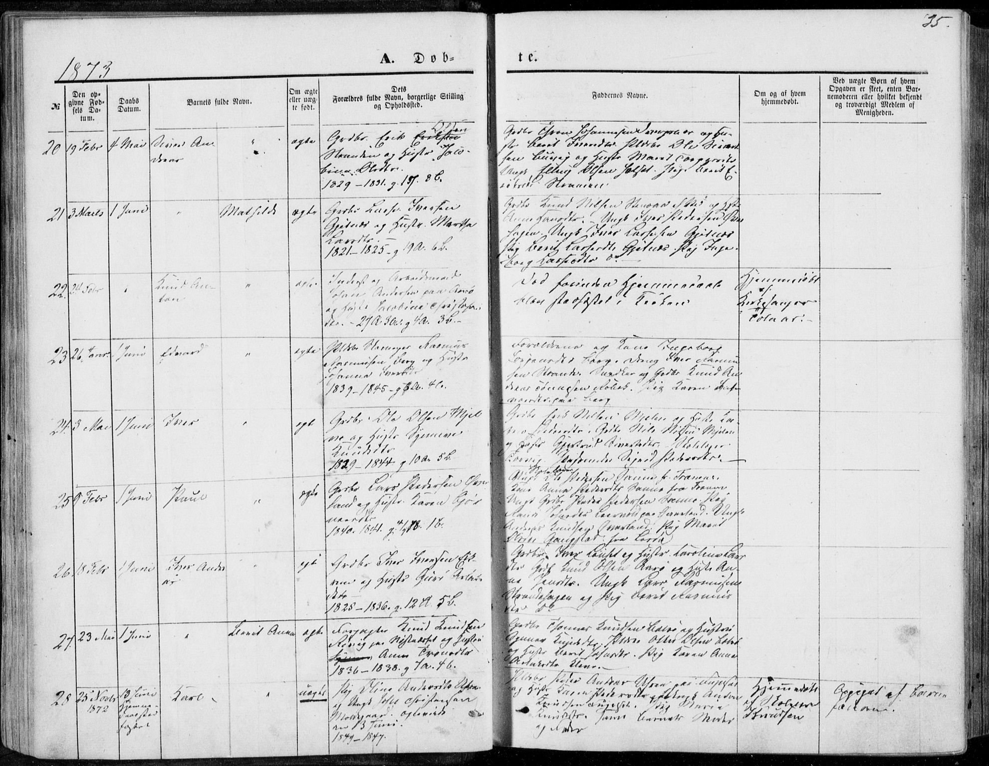 Ministerialprotokoller, klokkerbøker og fødselsregistre - Møre og Romsdal, AV/SAT-A-1454/555/L0655: Parish register (official) no. 555A05, 1869-1886, p. 35