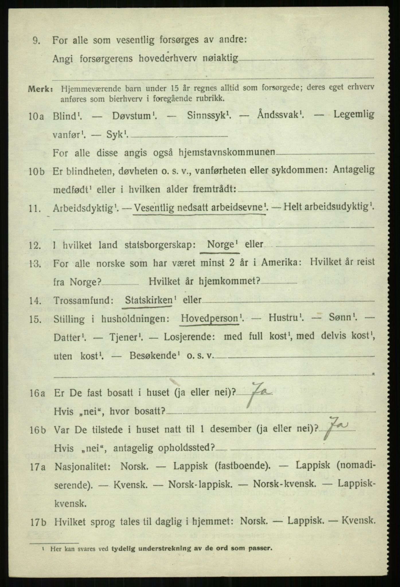 SATØ, 1920 census for Målselv, 1920, p. 3470