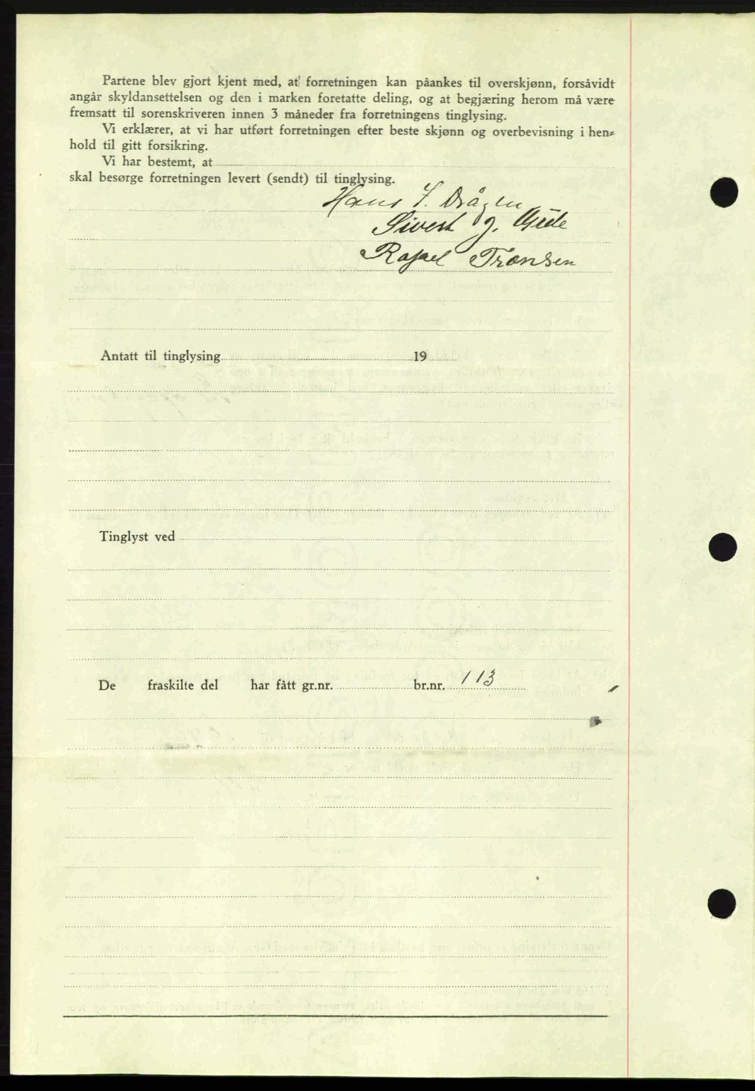 Romsdal sorenskriveri, AV/SAT-A-4149/1/2/2C: Mortgage book no. A6, 1938-1939, Diary no: : 2545/1938