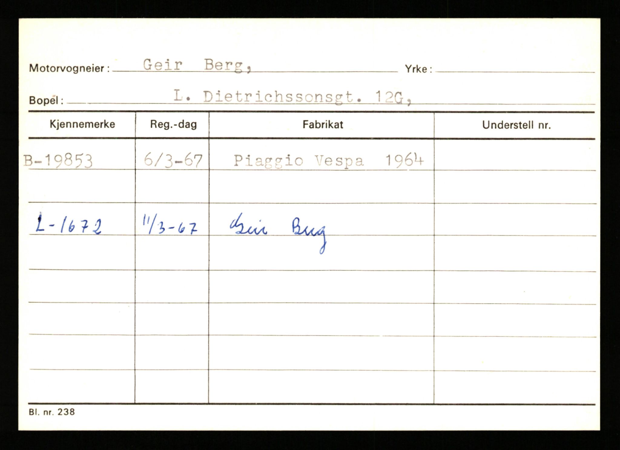 Stavanger trafikkstasjon, AV/SAST-A-101942/0/G/L0004: Registreringsnummer: 15497 - 22957, 1930-1971, p. 1914