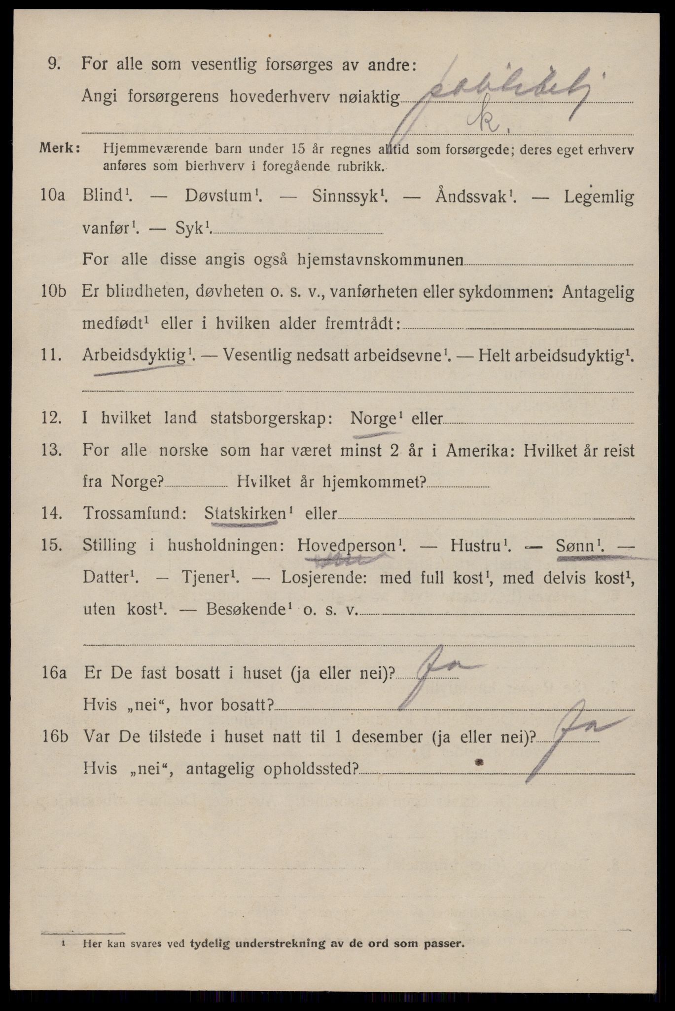 SAKO, 1920 census for Tinn, 1920, p. 8681