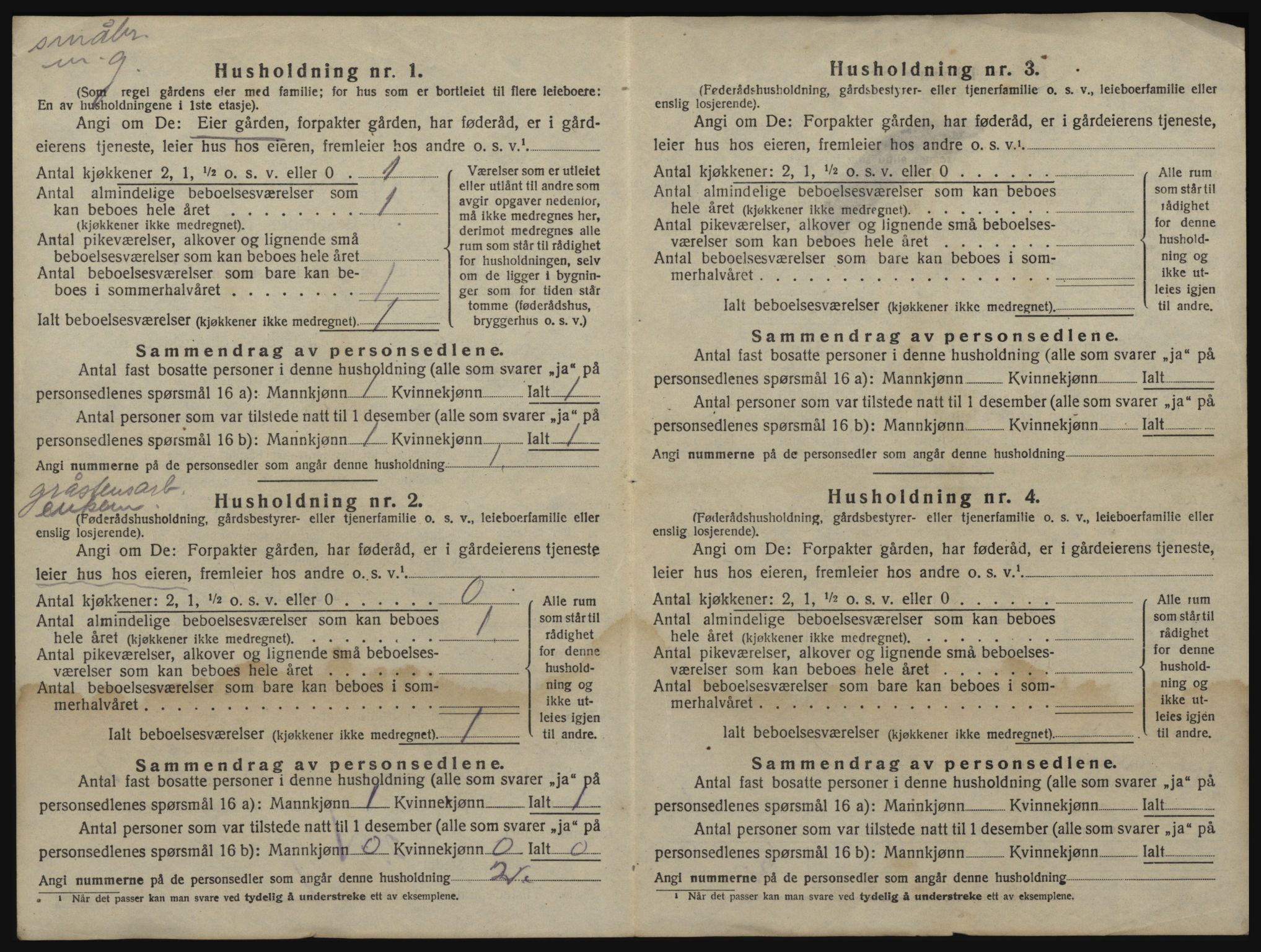 SAO, 1920 census for Bærum, 1920, p. 5091