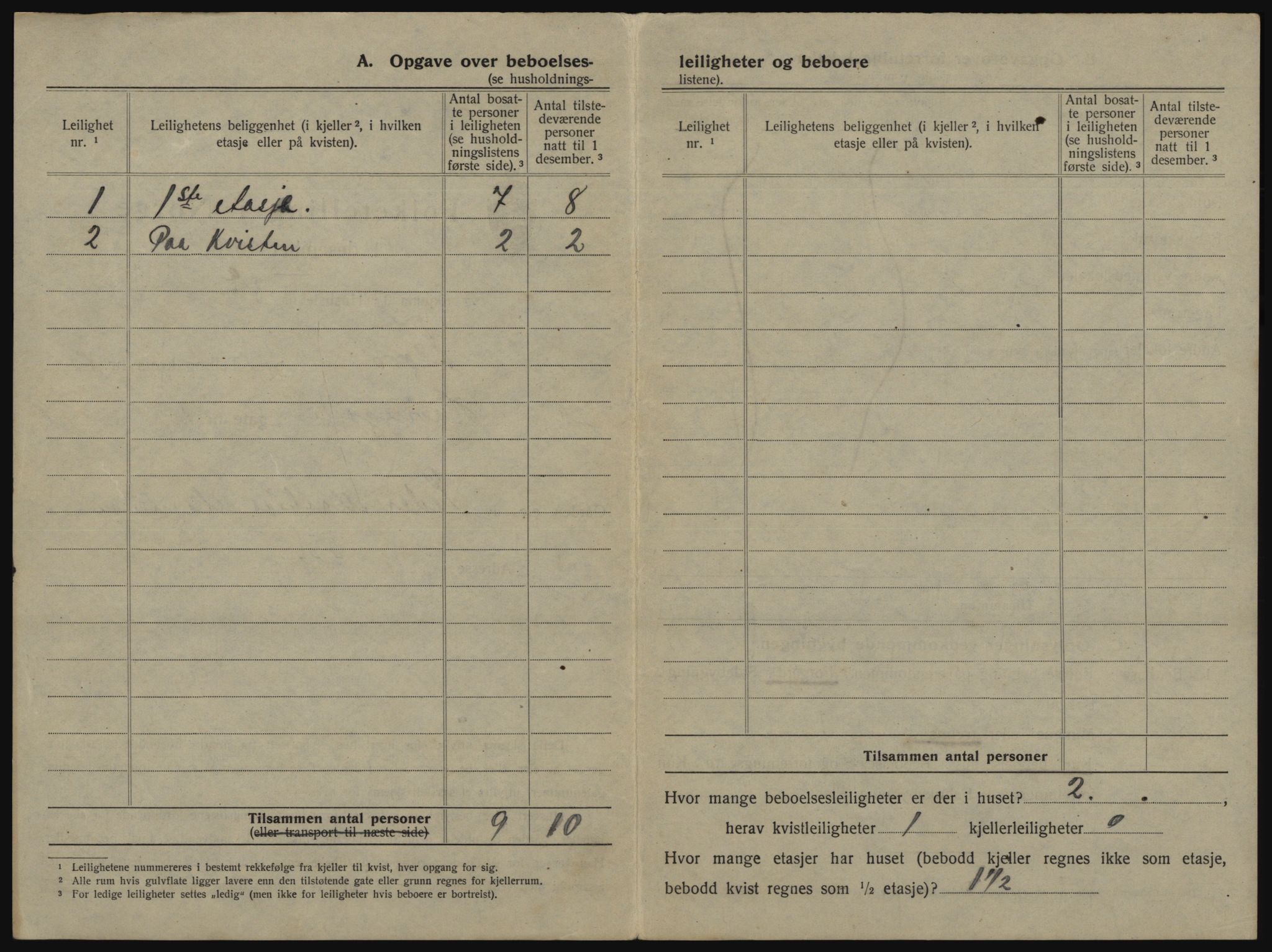 SAB, 1920 census for Florø, 1920, p. 23