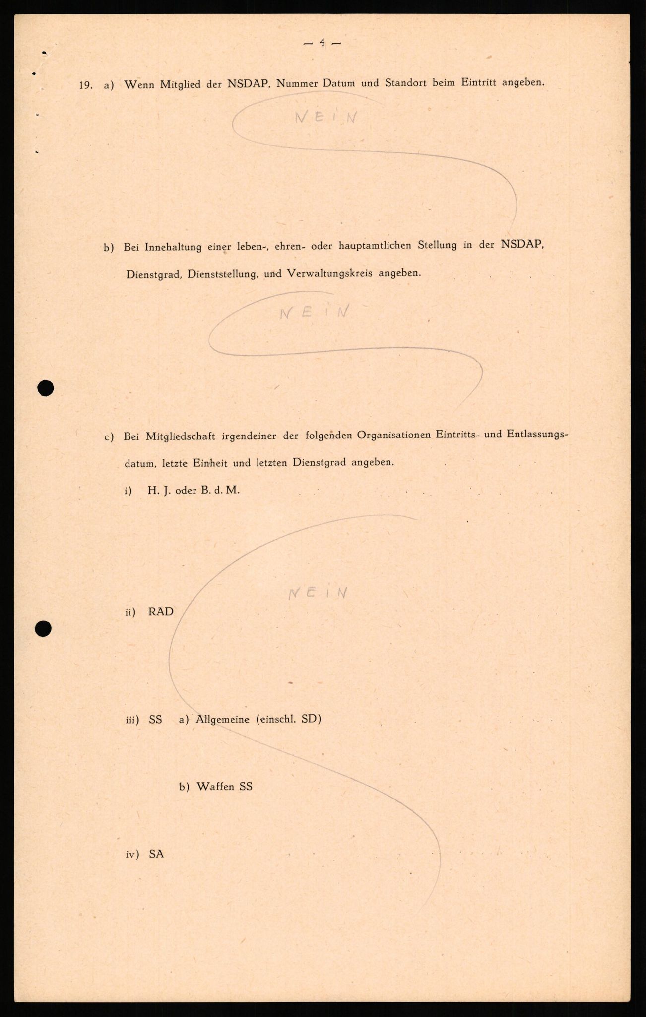 Forsvaret, Forsvarets overkommando II, RA/RAFA-3915/D/Db/L0027: CI Questionaires. Tyske okkupasjonsstyrker i Norge. Tyskere., 1945-1946, p. 516