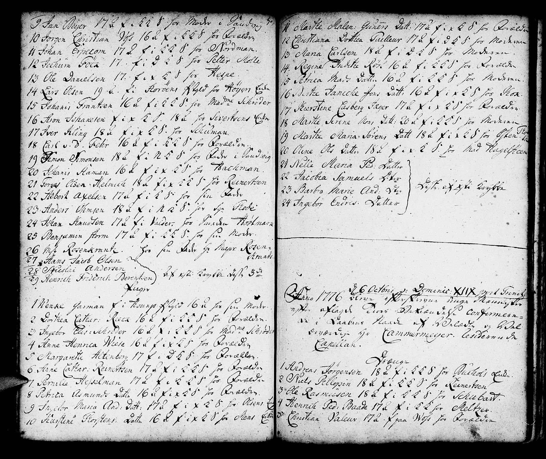 Korskirken sokneprestembete, SAB/A-76101/H/Haa/L0007: Parish register (official) no. A 7, 1736-1839, p. 73