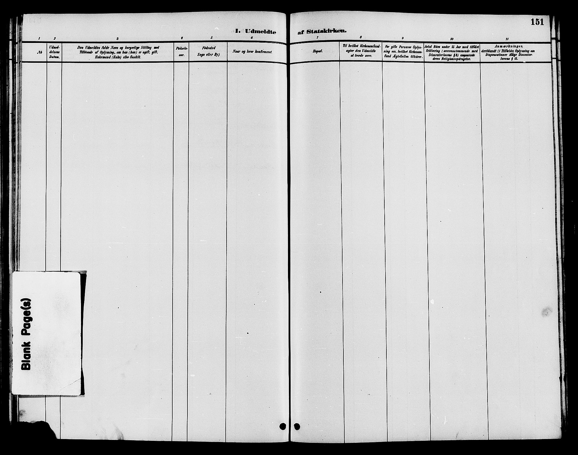 Øystre Slidre prestekontor, SAH/PREST-138/H/Ha/Hab/L0004: Parish register (copy) no. 4, 1887-1907, p. 151