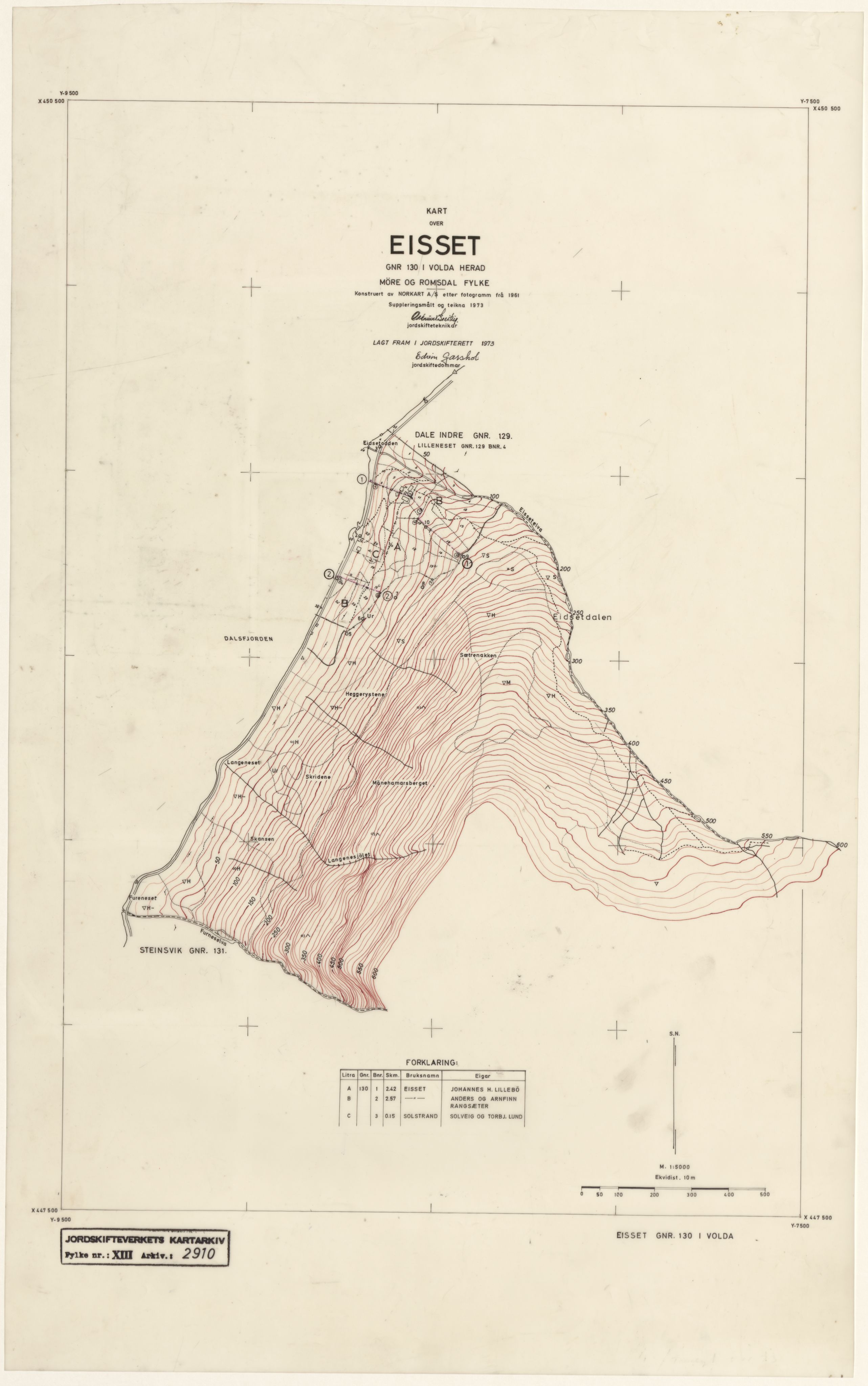 Jordskifteverkets kartarkiv, AV/RA-S-3929/T, 1859-1988, p. 3672