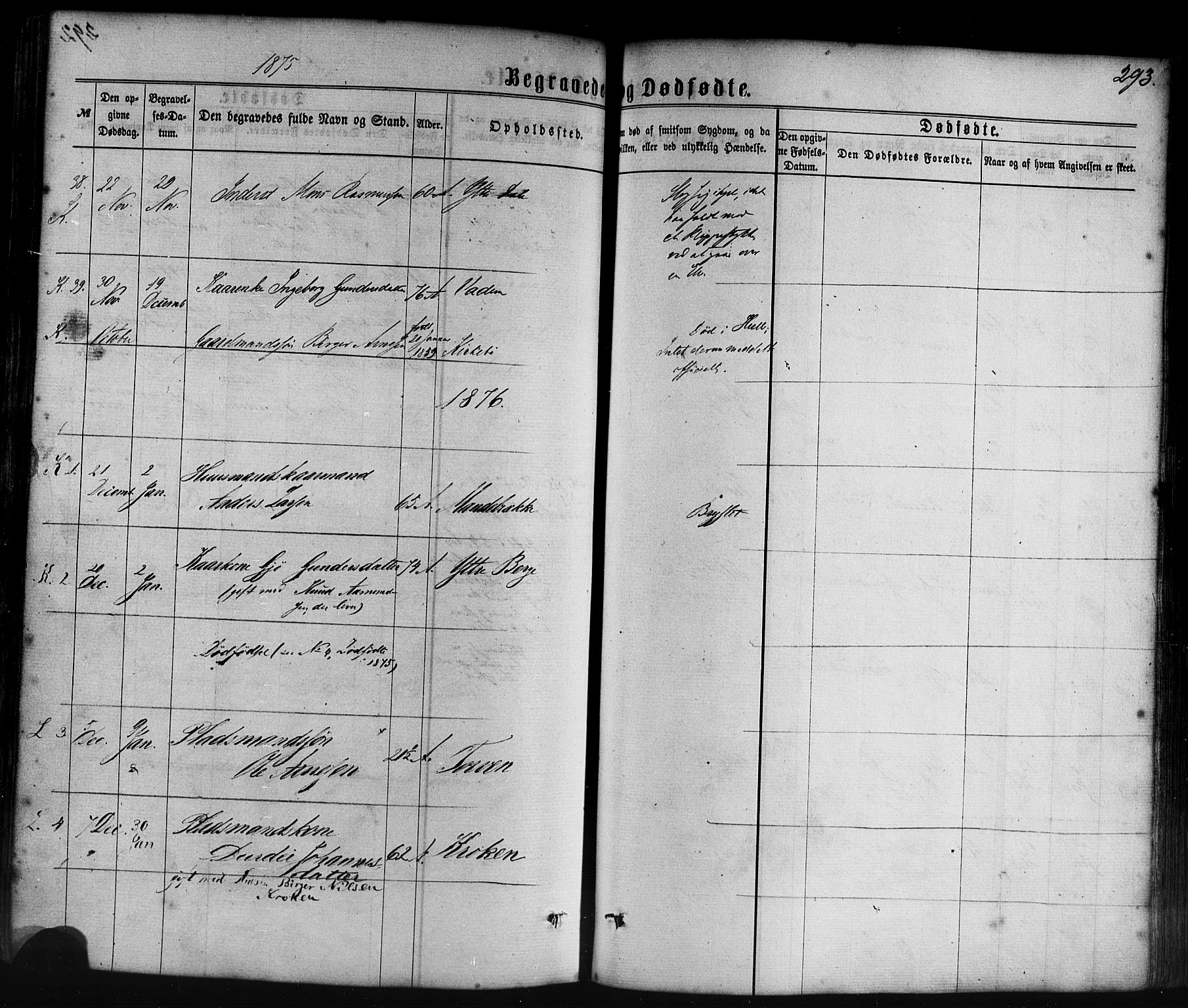 Lavik sokneprestembete, SAB/A-80901: Parish register (official) no. A 4, 1864-1881, p. 293