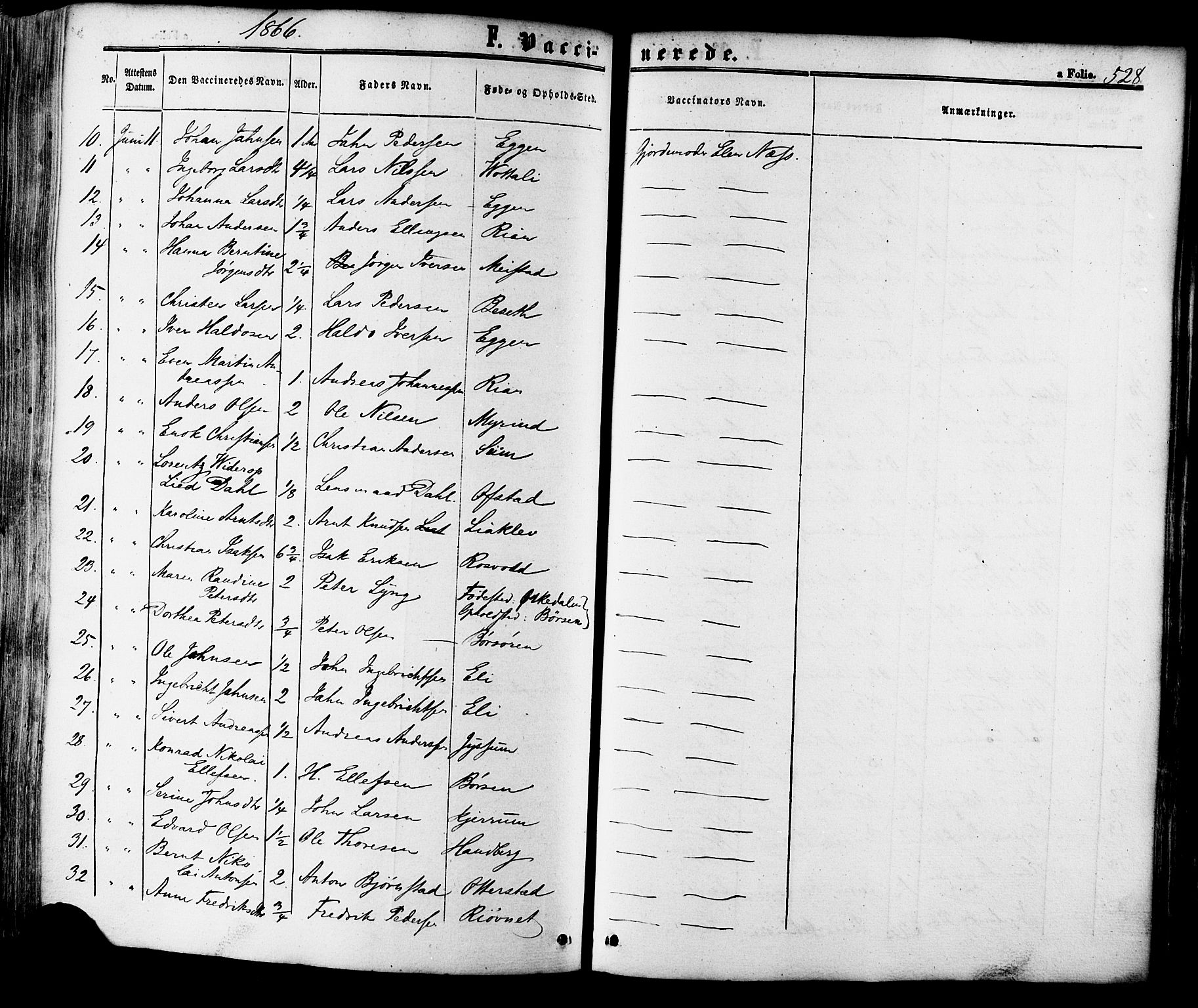 Ministerialprotokoller, klokkerbøker og fødselsregistre - Sør-Trøndelag, AV/SAT-A-1456/665/L0772: Parish register (official) no. 665A07, 1856-1878, p. 528