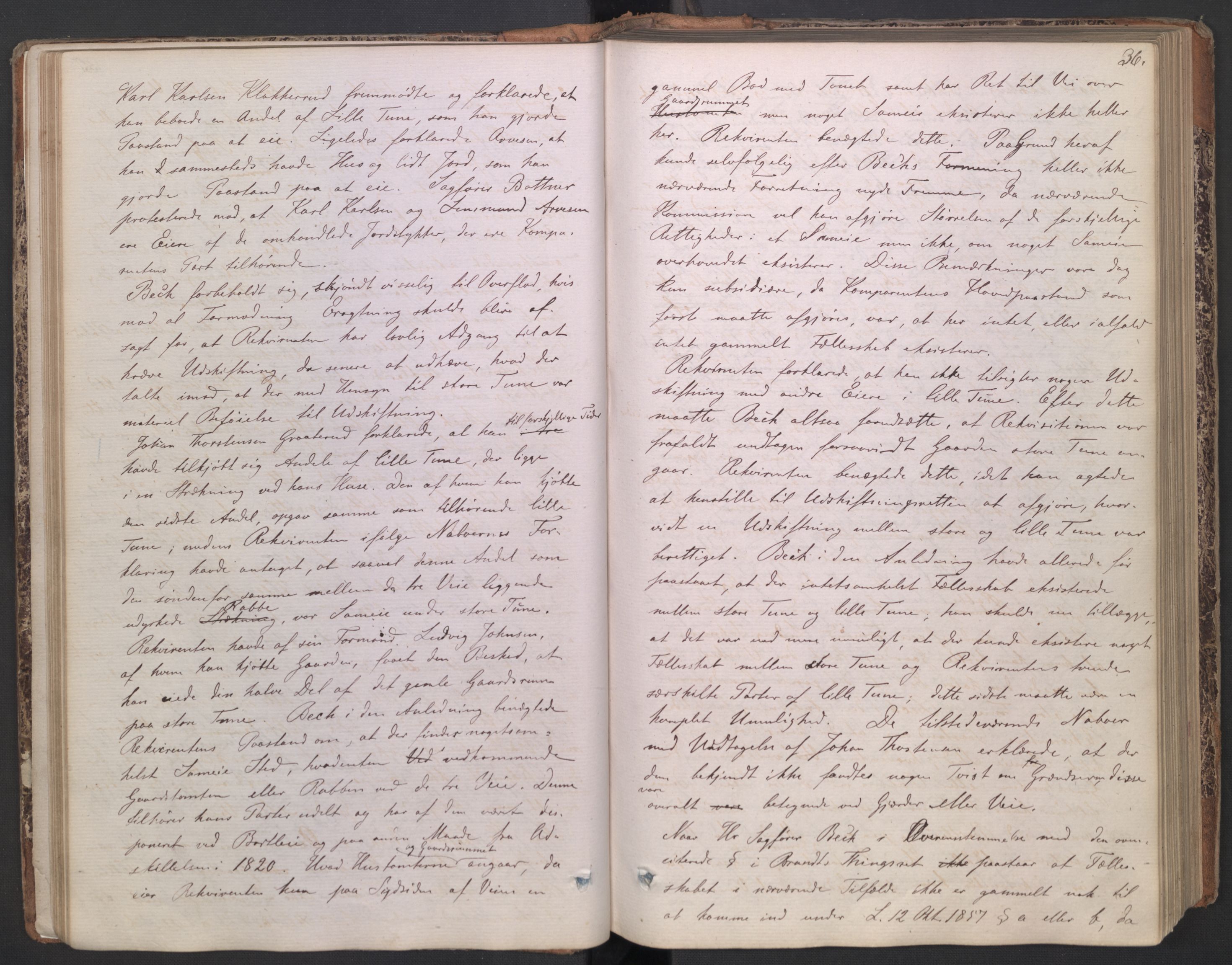 Østfold jordskifterett, AV/SAO-A-10240/F/Fa/L0001: Utskiftningsprotokoll, 1865-1901, p. 35b-36a