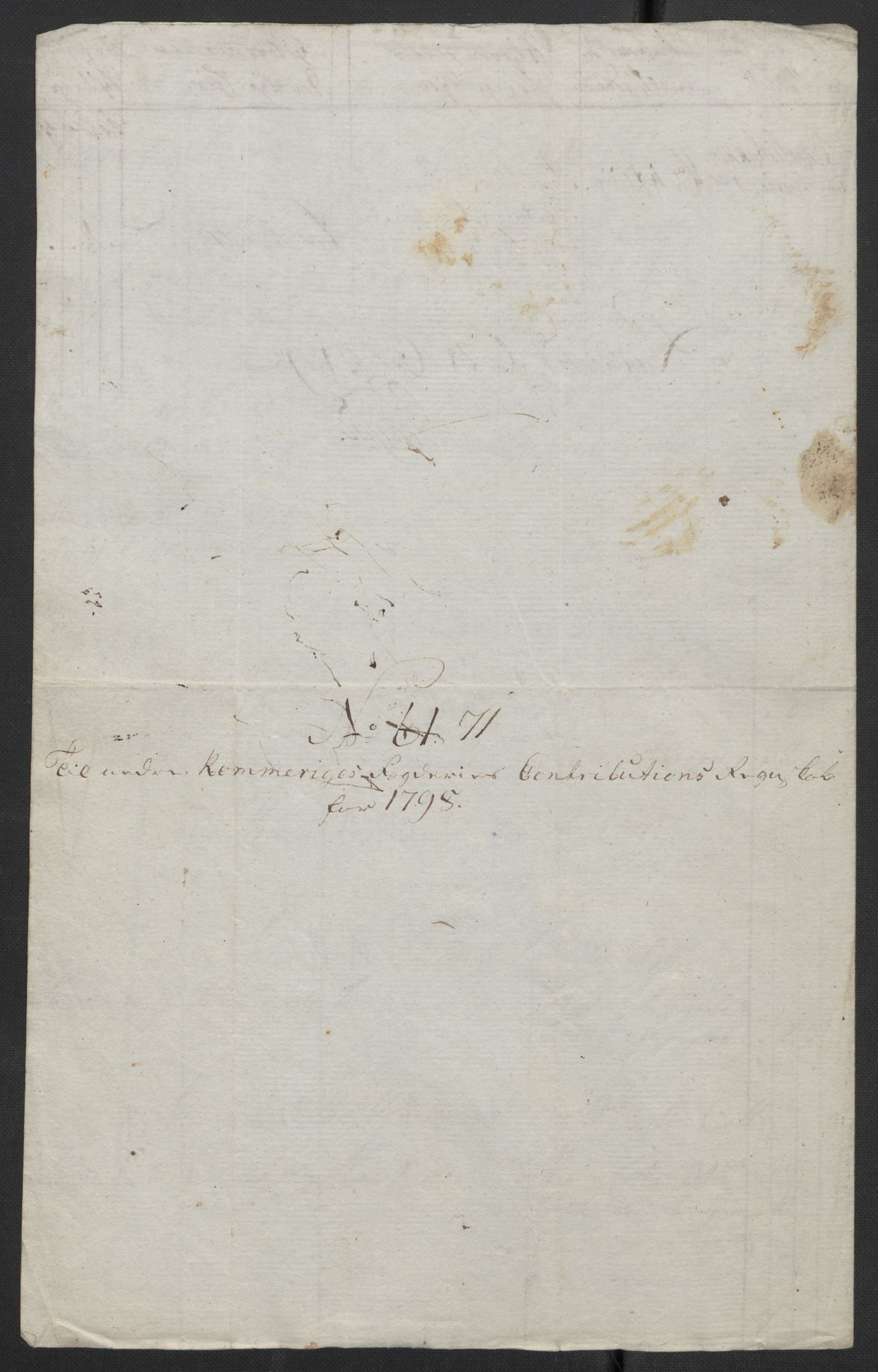 Rentekammeret inntil 1814, Reviderte regnskaper, Fogderegnskap, RA/EA-4092/R11/L0674: Fogderegnskap Nedre Romerike, 1798, p. 276