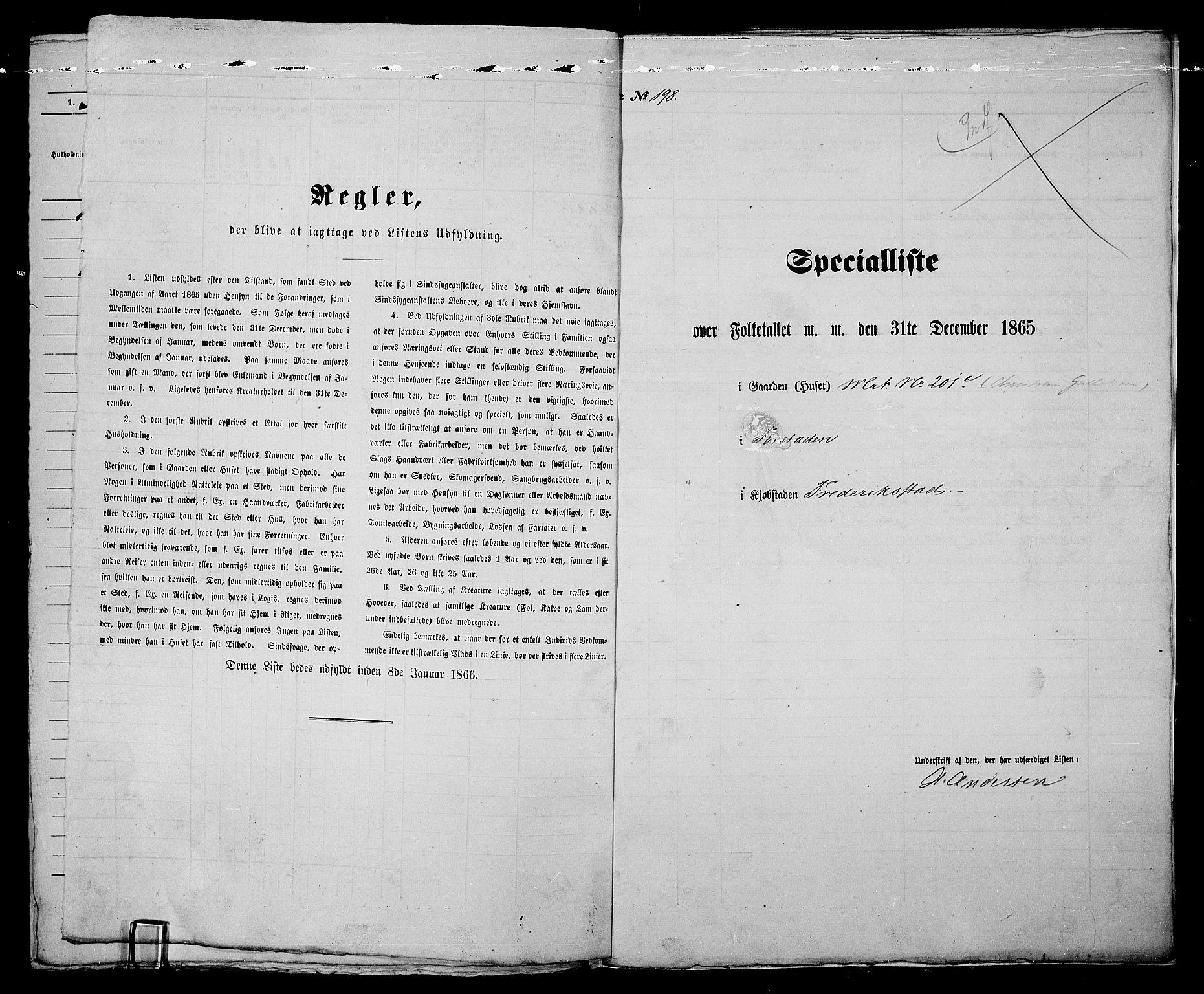 RA, 1865 census for Fredrikstad/Fredrikstad, 1865, p. 422