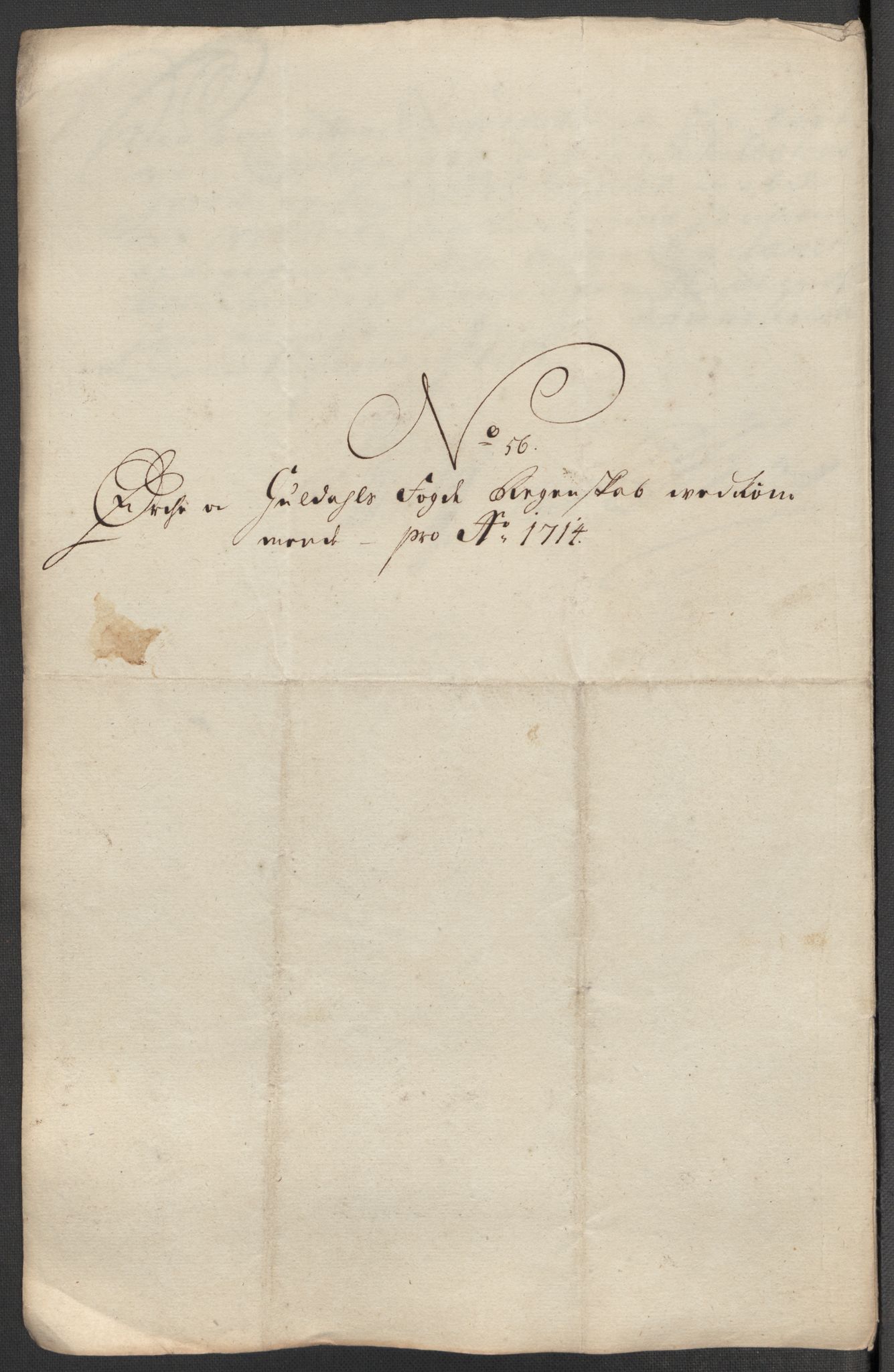 Rentekammeret inntil 1814, Reviderte regnskaper, Fogderegnskap, RA/EA-4092/R60/L3965: Fogderegnskap Orkdal og Gauldal, 1714, p. 398