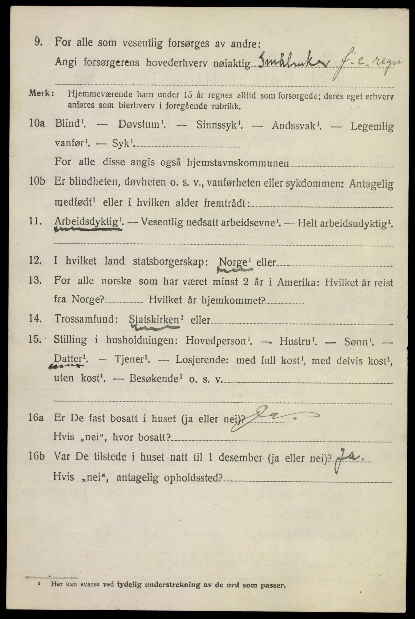 SAKO, 1920 census for Tjøme, 1920, p. 4920