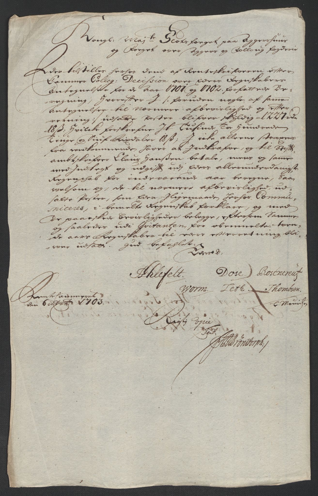 Rentekammeret inntil 1814, Reviderte regnskaper, Fogderegnskap, AV/RA-EA-4092/R10/L0445: Fogderegnskap Aker og Follo, 1703-1704, p. 36