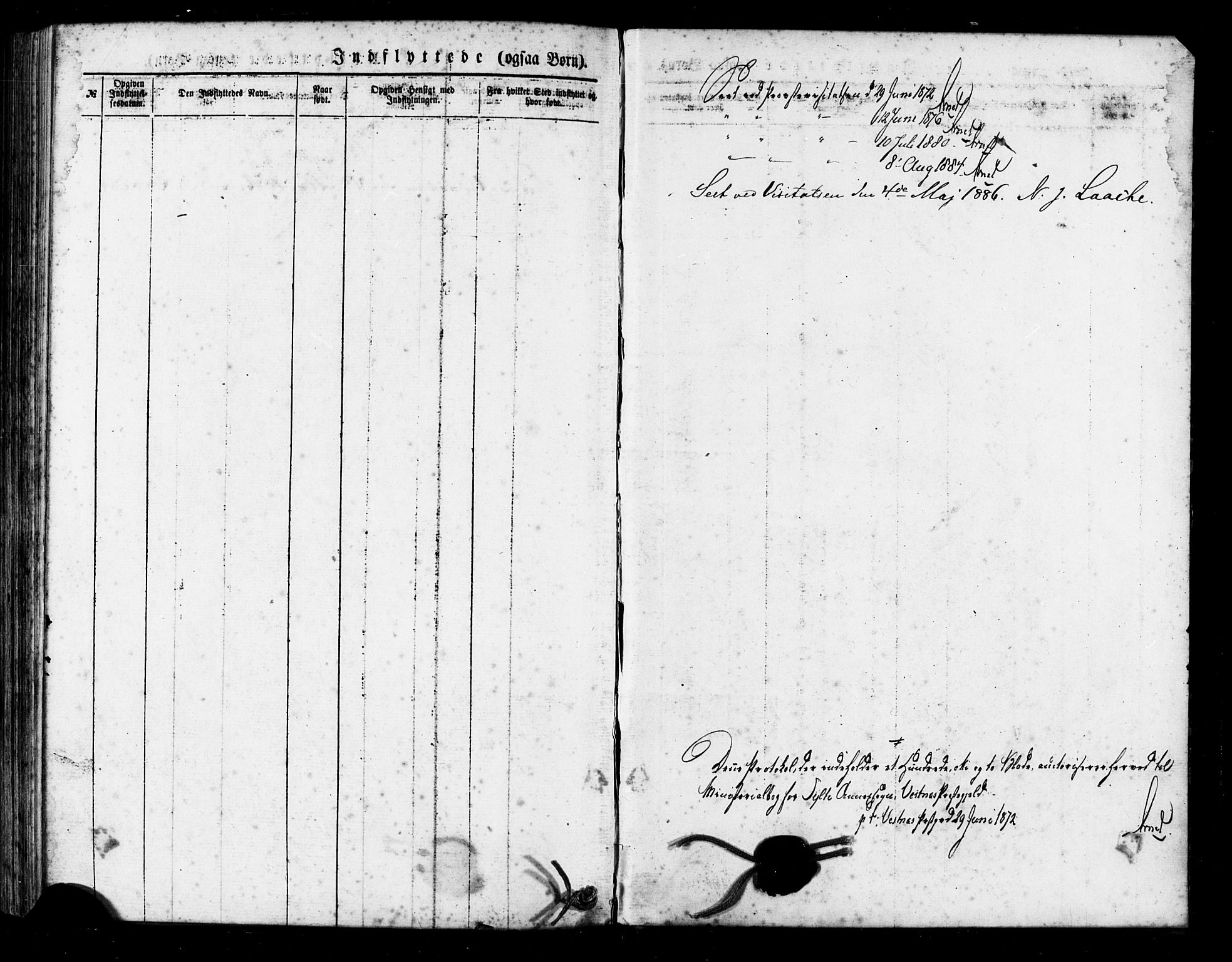 Ministerialprotokoller, klokkerbøker og fødselsregistre - Møre og Romsdal, SAT/A-1454/541/L0545: Parish register (official) no. 541A02, 1872-1886