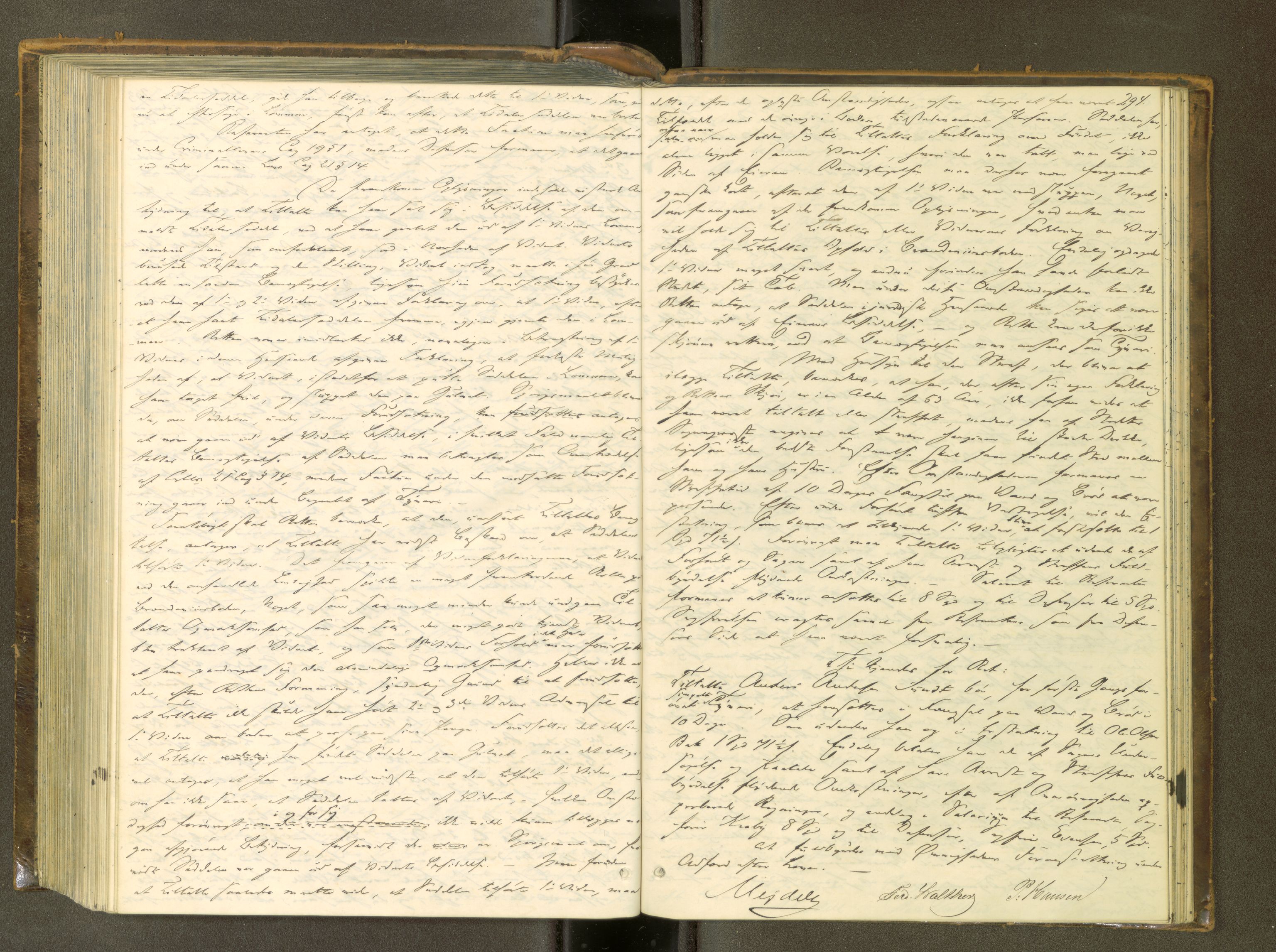 Kristiansund byfogd, AV/SAT-A-4587/A/04/L0003: Domprotokoll. Aut. 08.10.1861, 1861-1868, p. 293b-294a