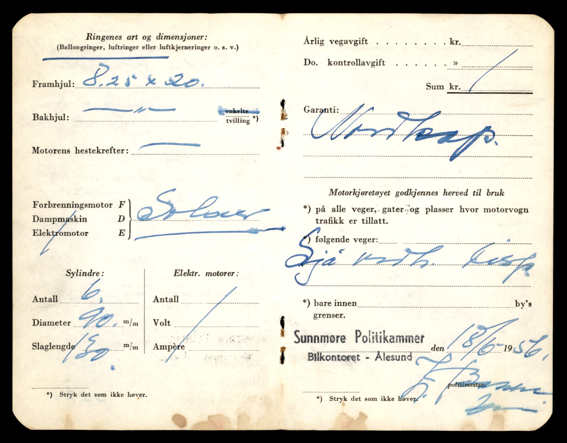 Møre og Romsdal vegkontor - Ålesund trafikkstasjon, AV/SAT-A-4099/F/Fe/L0033: Registreringskort for kjøretøy T 12151 - T 12474, 1927-1998, p. 1398