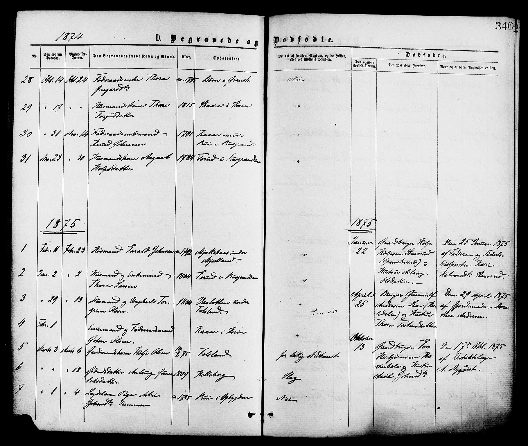 Gransherad kirkebøker, SAKO/A-267/F/Fa/L0004: Parish register (official) no. I 4, 1871-1886, p. 340