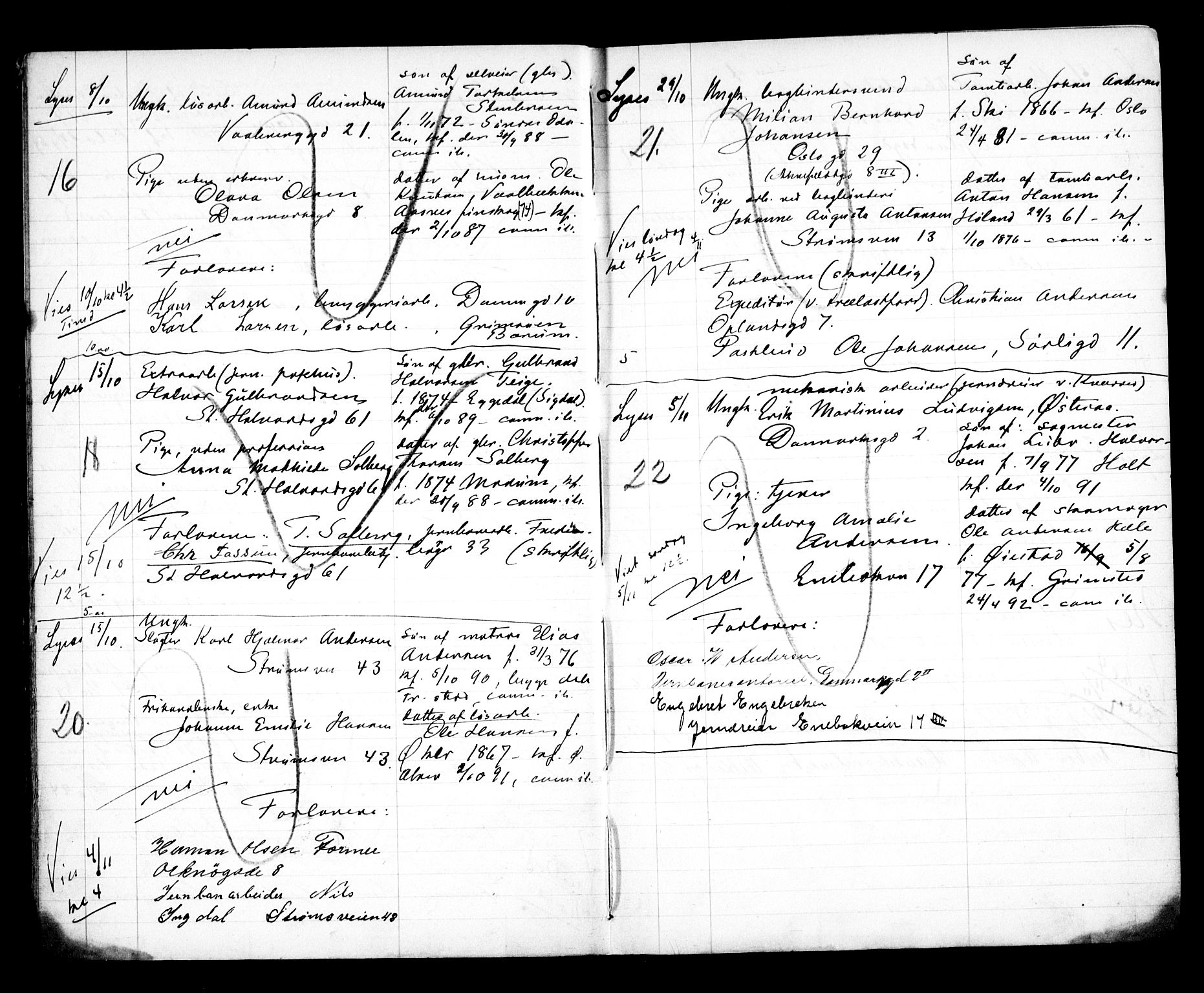 Vålerengen prestekontor Kirkebøker, AV/SAO-A-10878/H/Ha/L0001: Banns register no. 1, 1899-1910