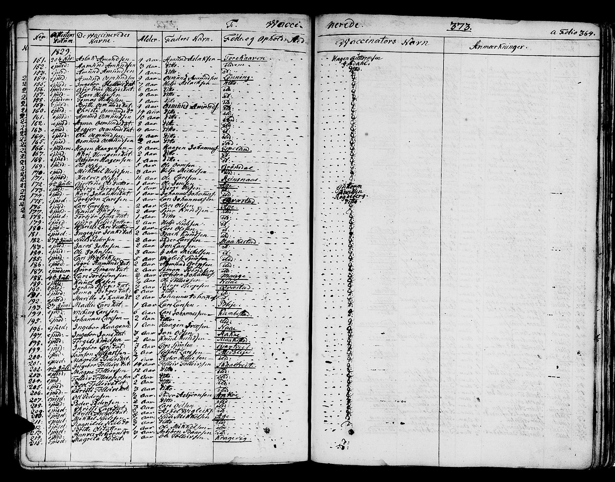 Ullensvang sokneprestembete, SAB/A-78701/H/Haa: Parish register (official) no. A 10, 1825-1853, p. 373