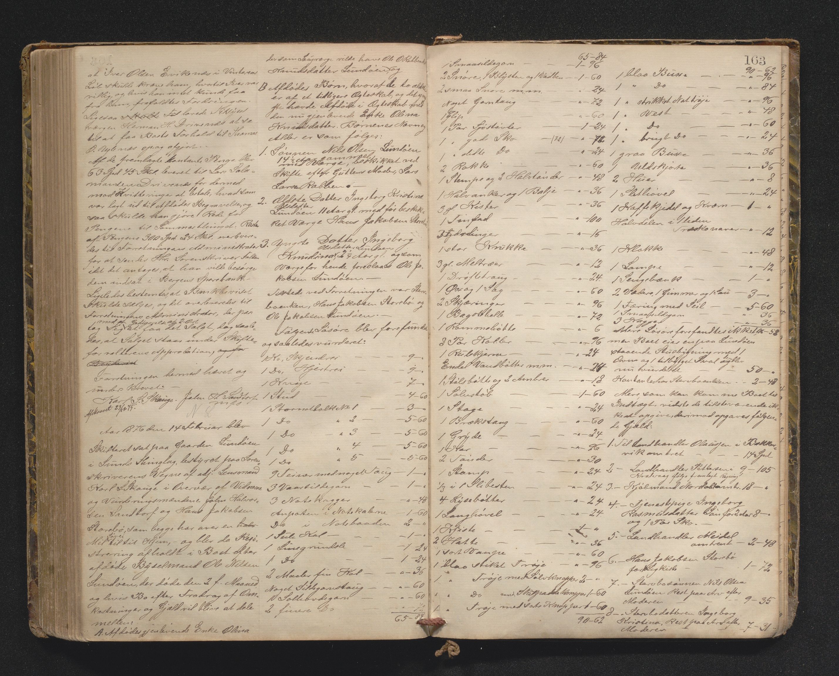Lensmannen i Sund og Austevoll, AV/SAB-A-35201/0006/L0010: Registreringsprotokoll, 1863-1877, p. 162b-163a