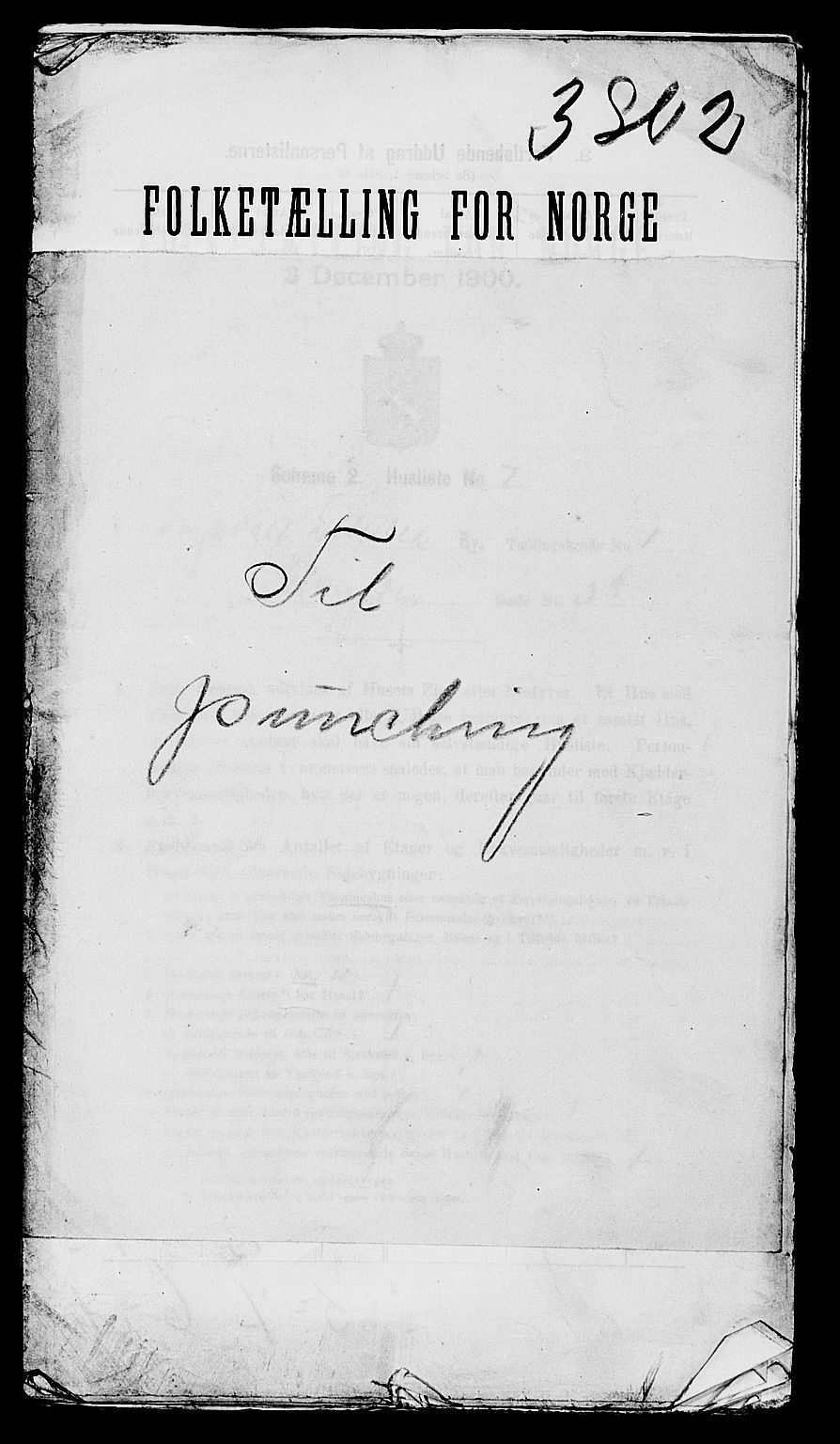 SAST, 1900 census for Sokndal, 1900, p. 15