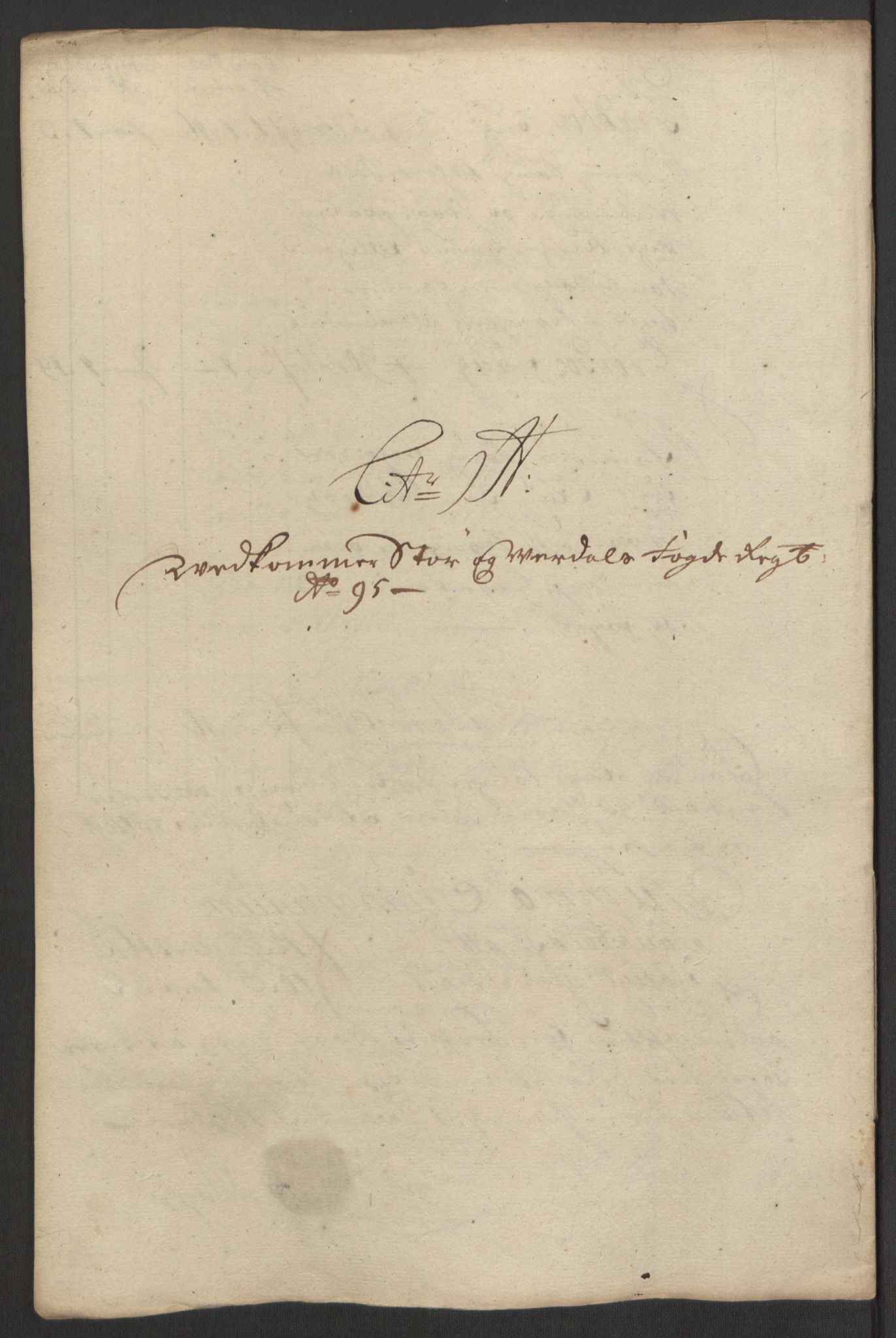 Rentekammeret inntil 1814, Reviderte regnskaper, Fogderegnskap, AV/RA-EA-4092/R62/L4187: Fogderegnskap Stjørdal og Verdal, 1695, p. 124