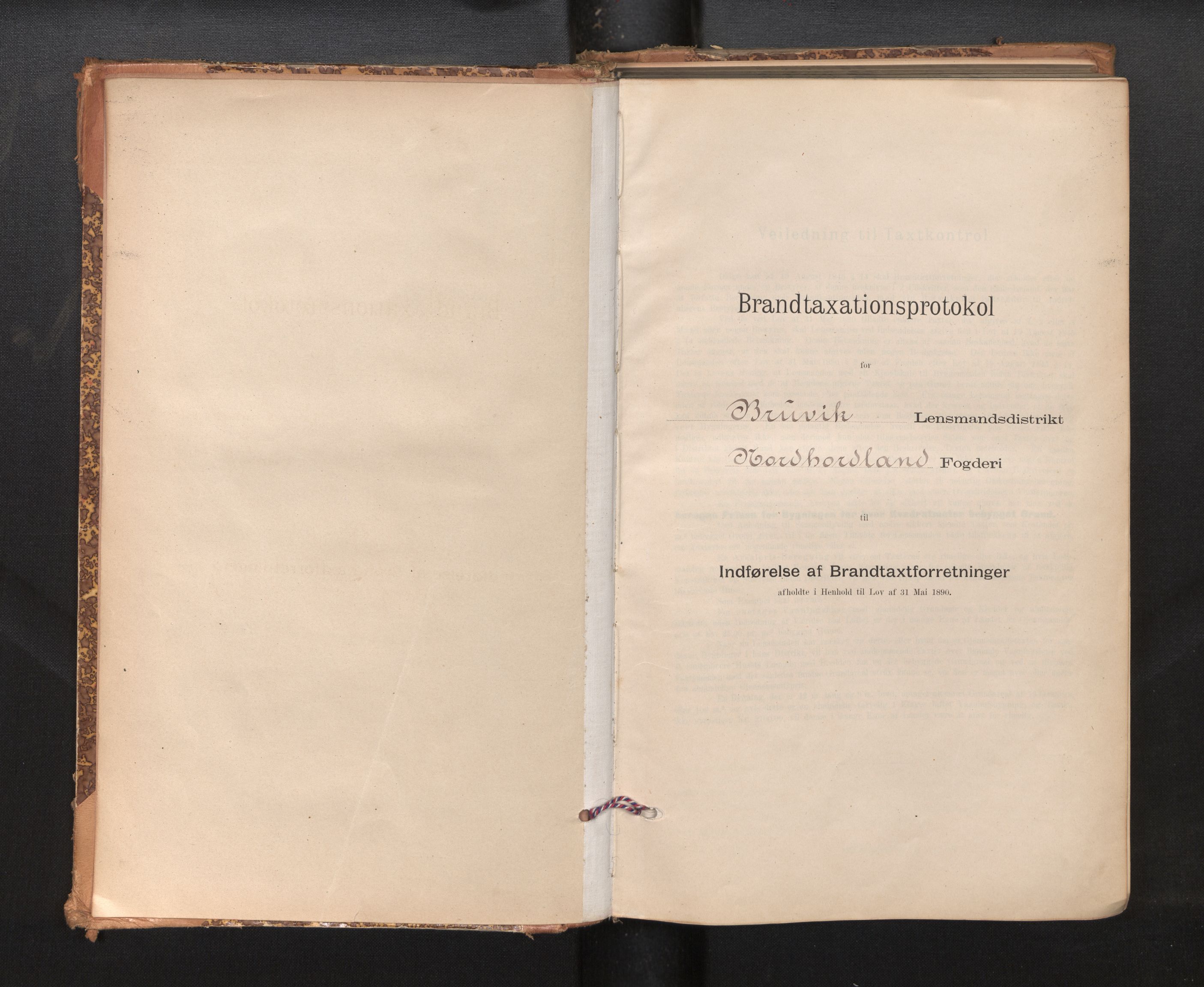 Lensmannen i Bruvik, SAB/A-31301/0012/L0006: Branntakstprotokoll, skjematakst, 1894-1906