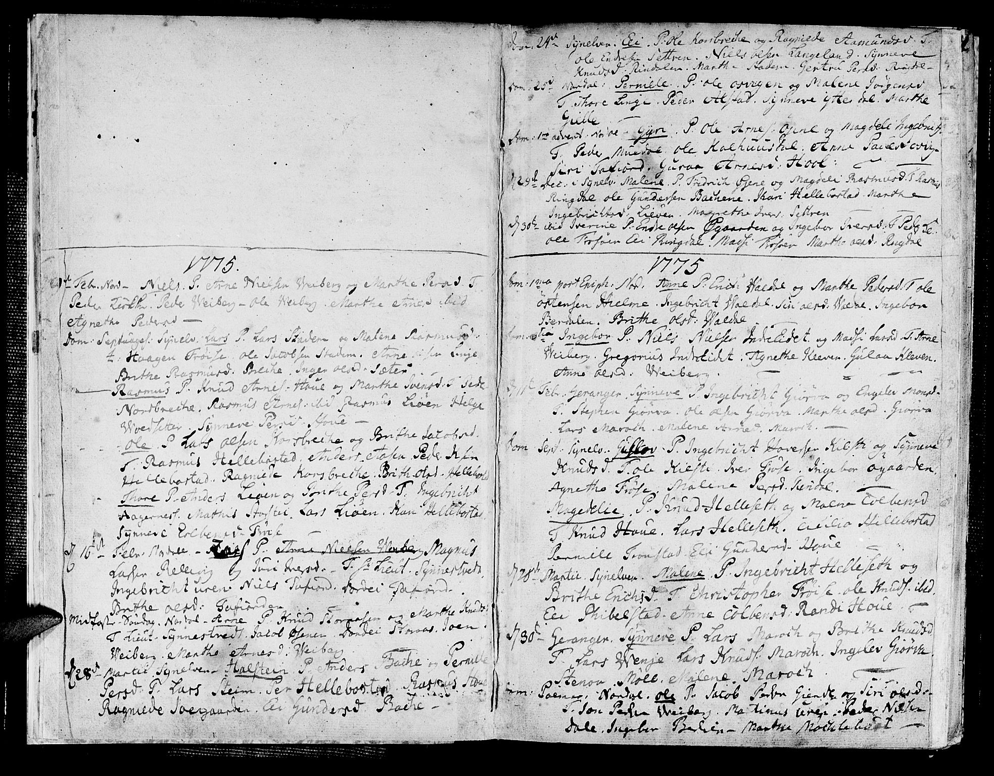 Ministerialprotokoller, klokkerbøker og fødselsregistre - Møre og Romsdal, SAT/A-1454/519/L0245: Parish register (official) no. 519A04, 1774-1816, p. 4