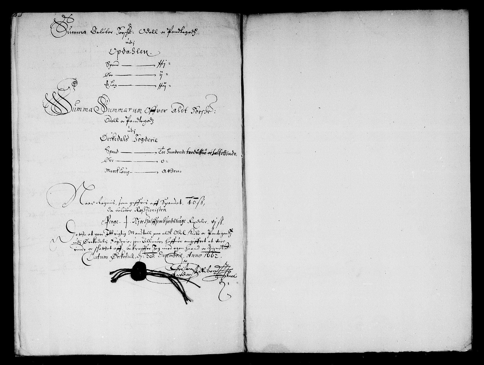 Rentekammeret inntil 1814, Reviderte regnskaper, Stiftamtstueregnskaper, Trondheim stiftamt og Nordland amt, AV/RA-EA-6044/R/Rd/L0003: Trondheim stiftamt, 1661-1662