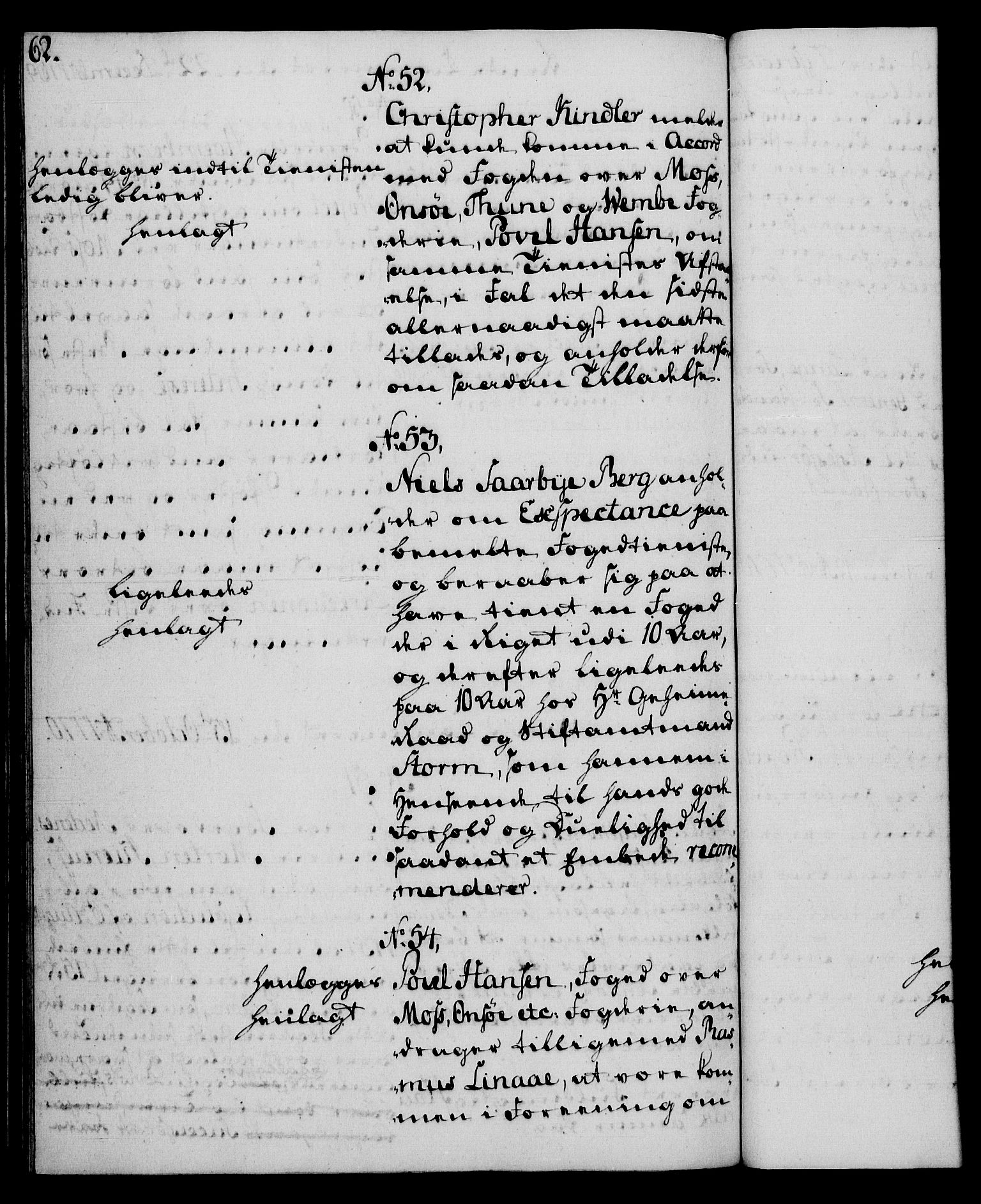 Rentekammeret, Kammerkanselliet, RA/EA-3111/G/Gh/Gha/L0035: Norsk ekstraktmemorialprotokoll (merket RK 53.80), 1759-1771, p. 62